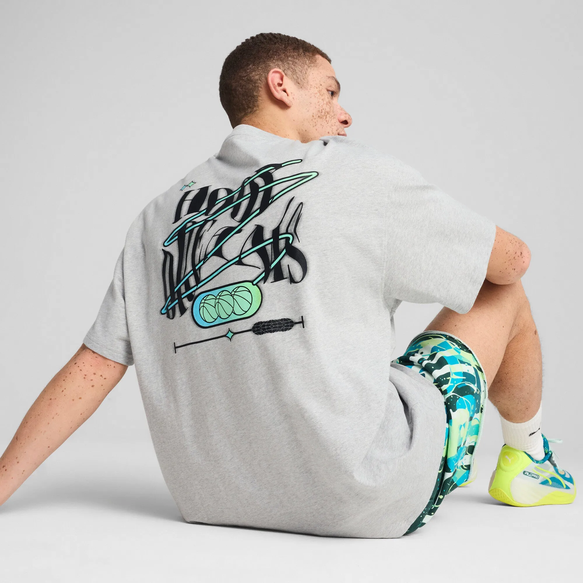 PUMA Hoop Dreamz Men's Oversized Tee