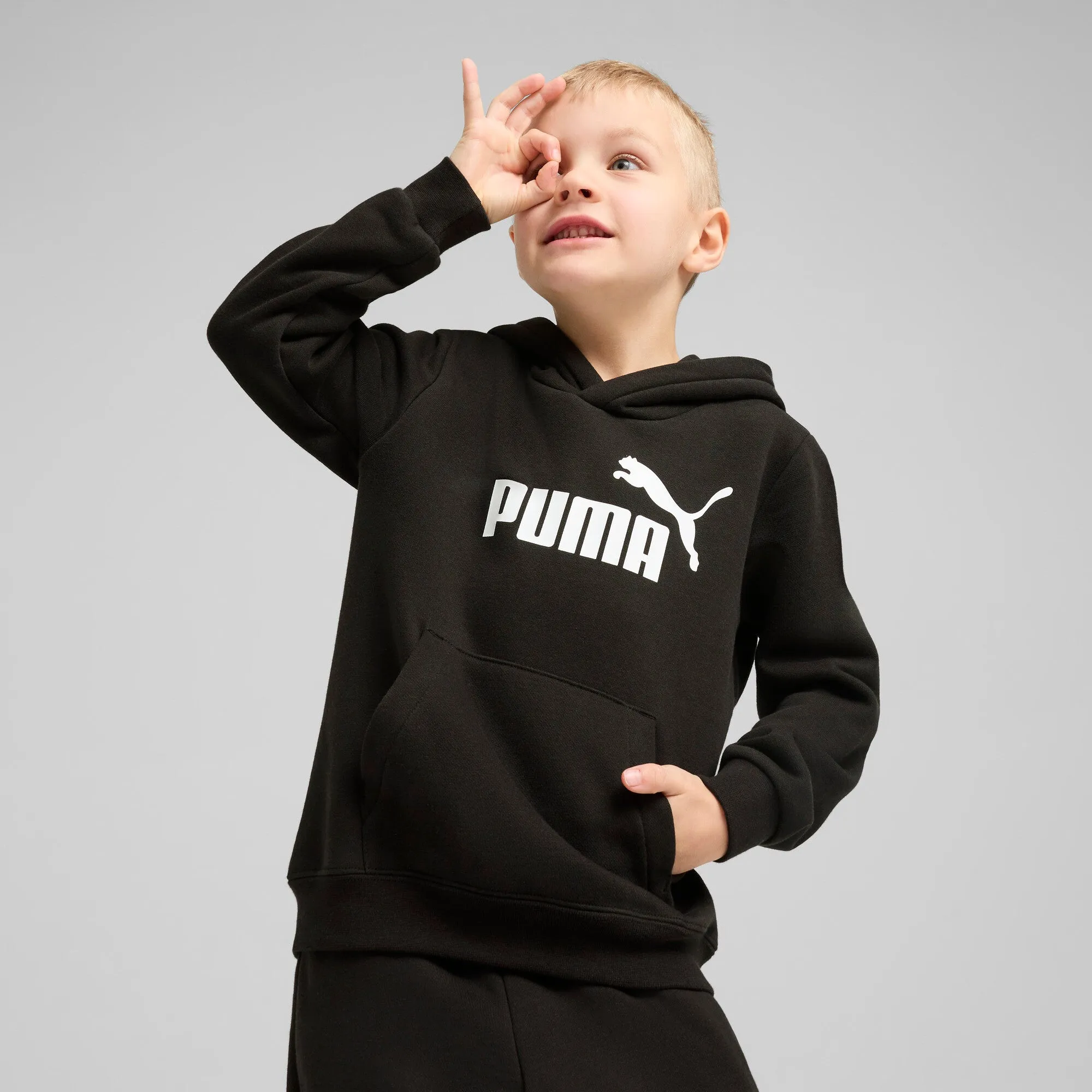 PUMA Little Kids Boys' Essentials No. 1 Logo Fleece Hoodie