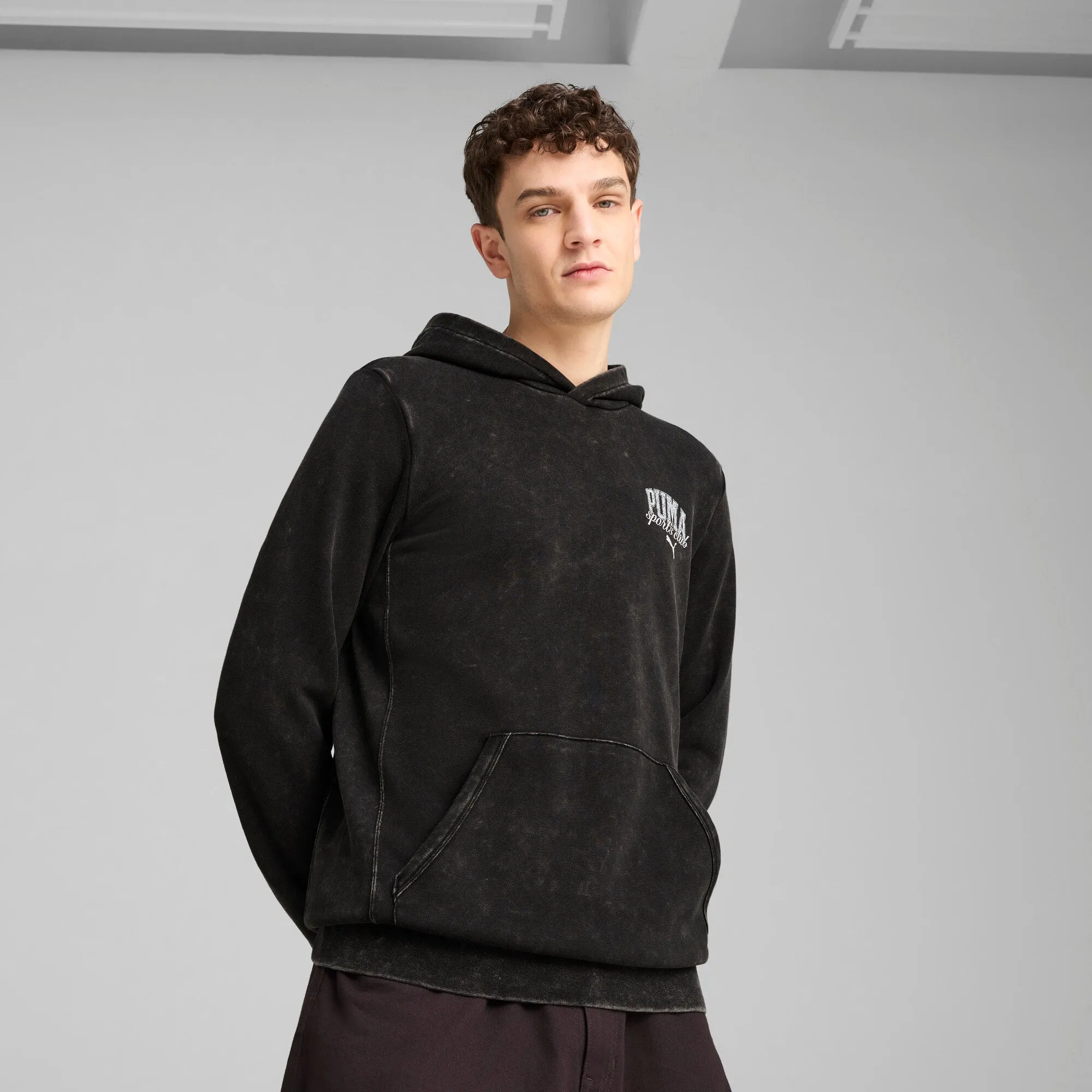 PUMA Men's Class Washed Hoodie Men