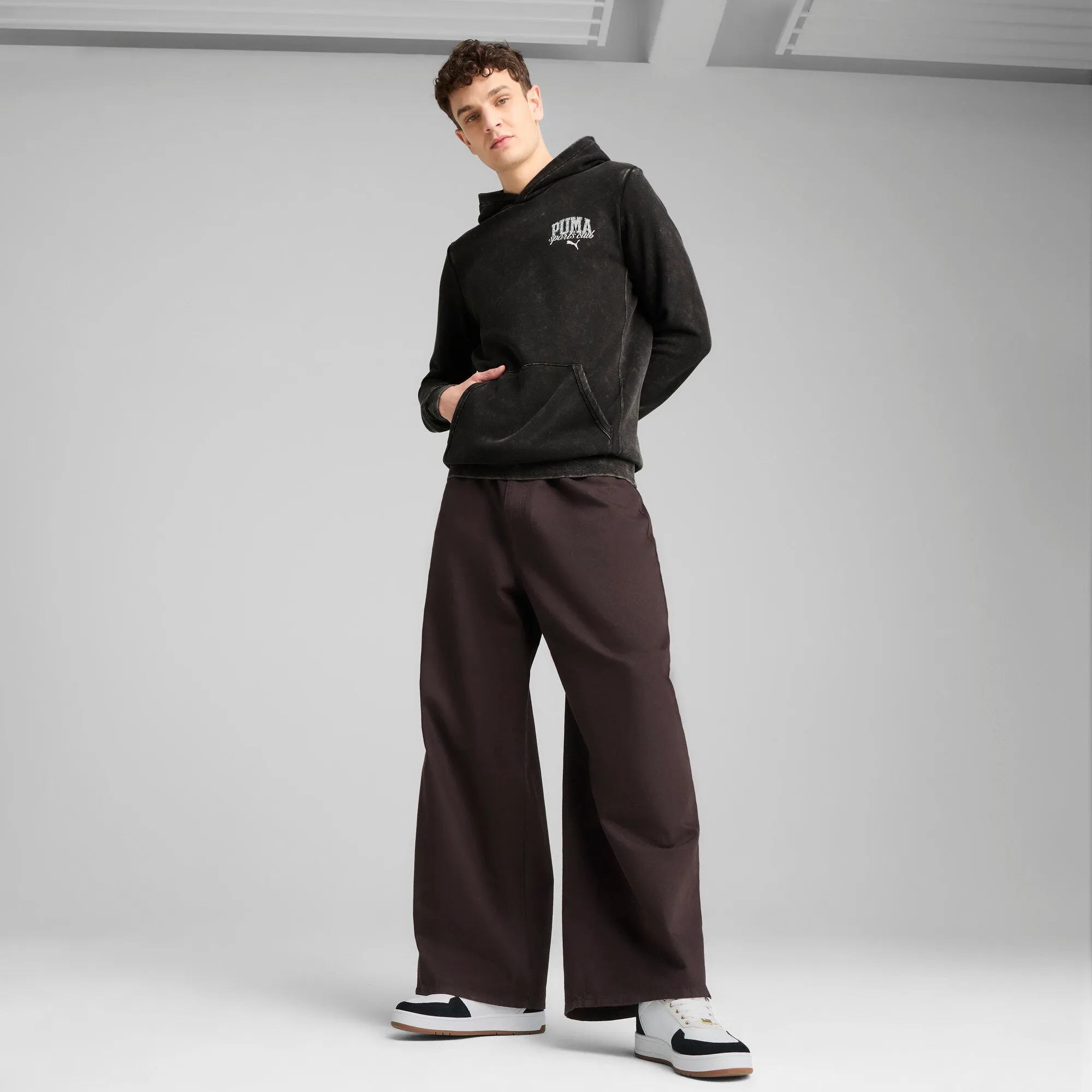 PUMA Men's Class Washed Hoodie Men