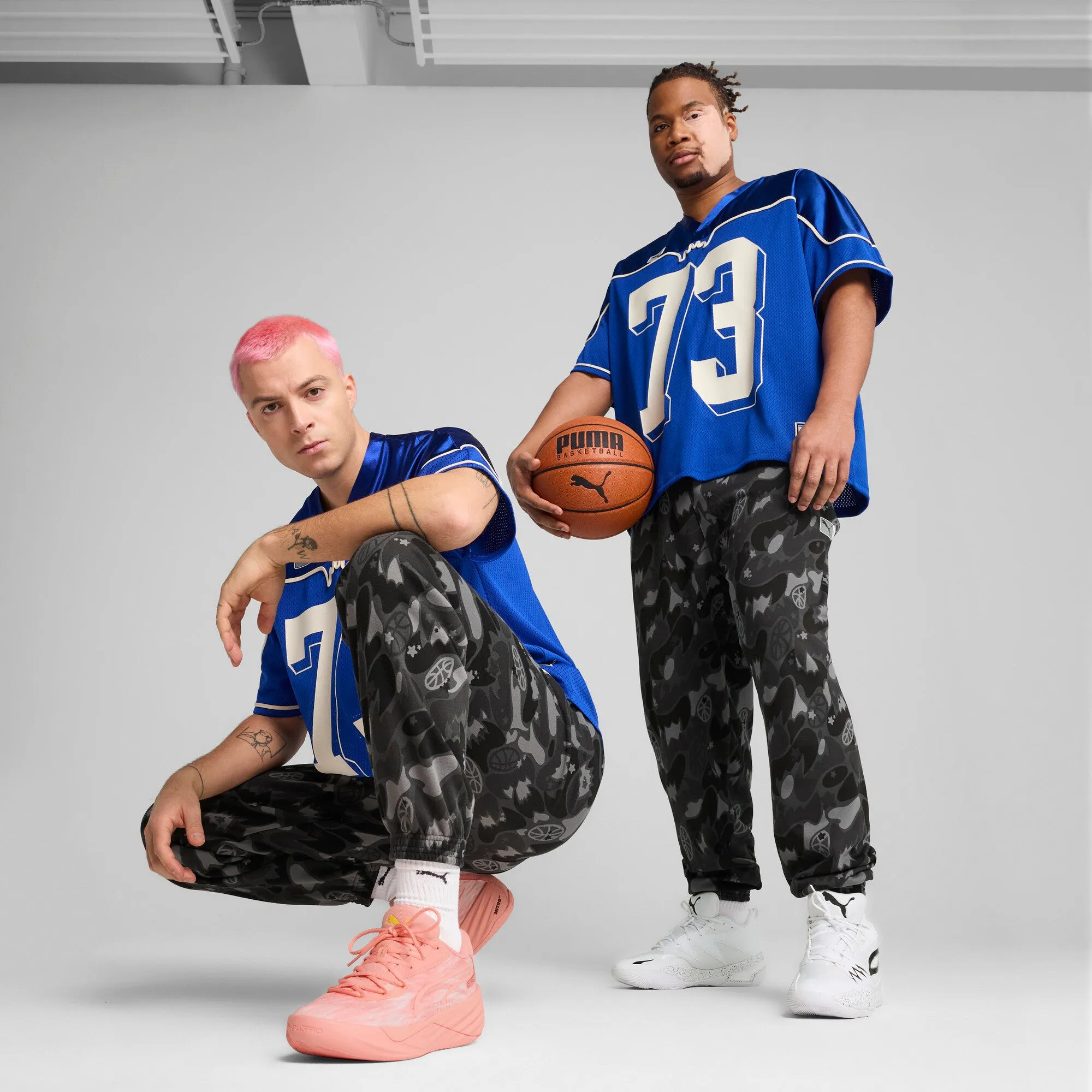 PUMA Men's Dress Code Camo Basketball Sweatpants