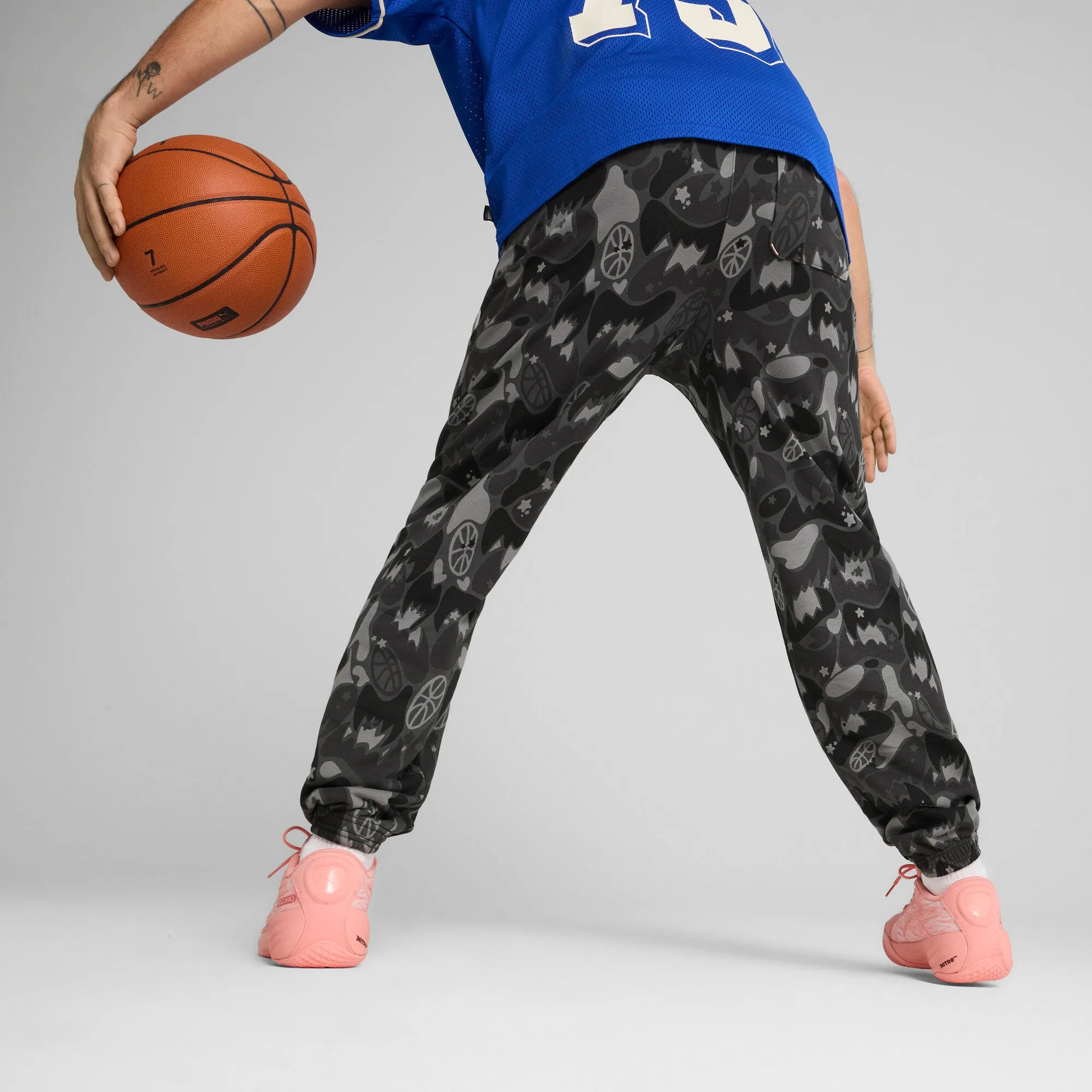PUMA Men's Dress Code Camo Basketball Sweatpants