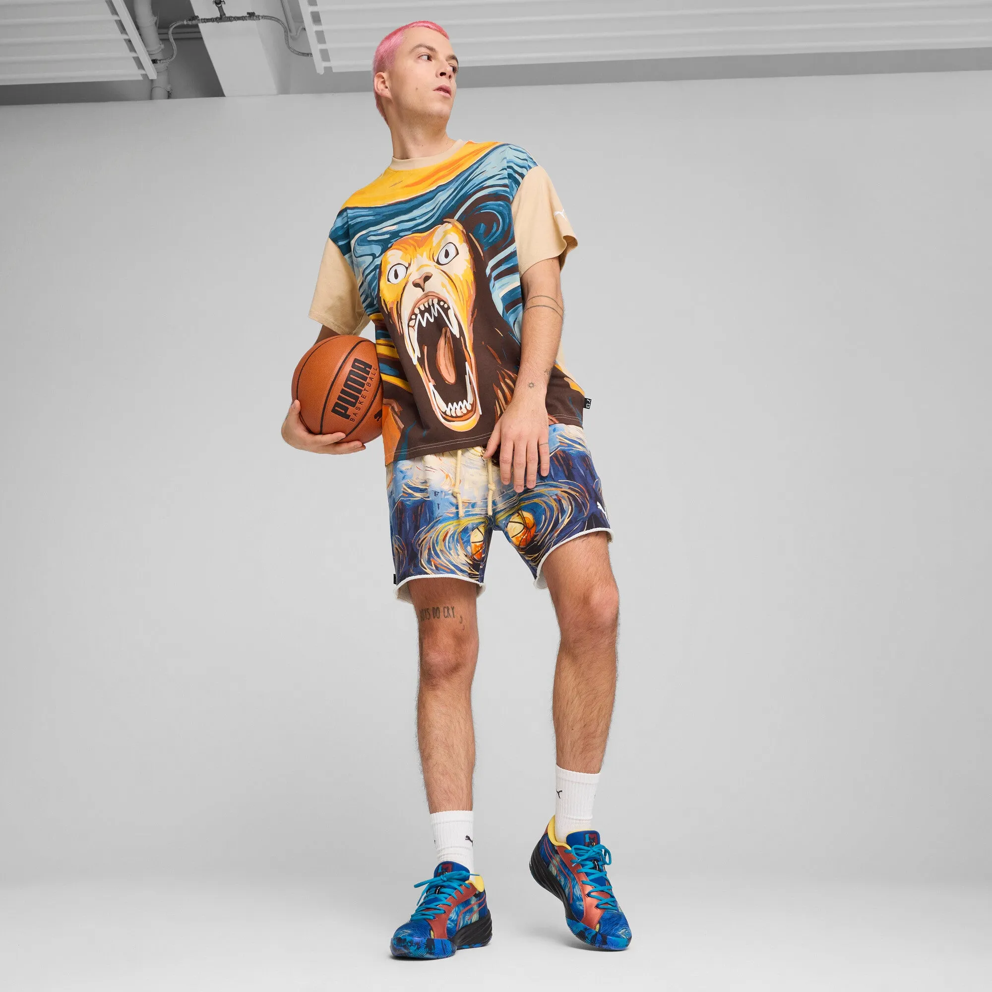 PUMA Men's Dylan Exhibit Basketball Tee