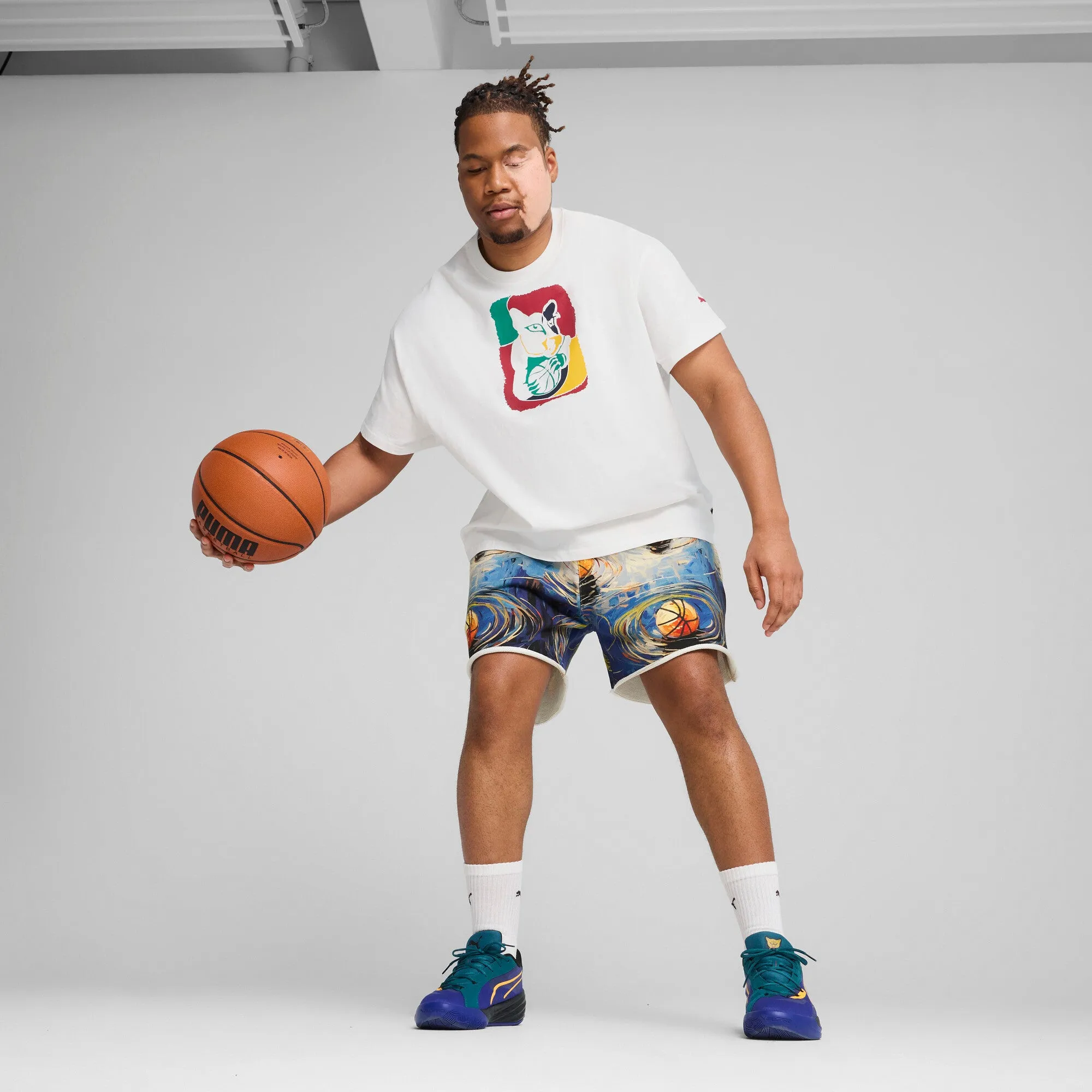 PUMA Men's Dylan Exhibit Basketball Tee