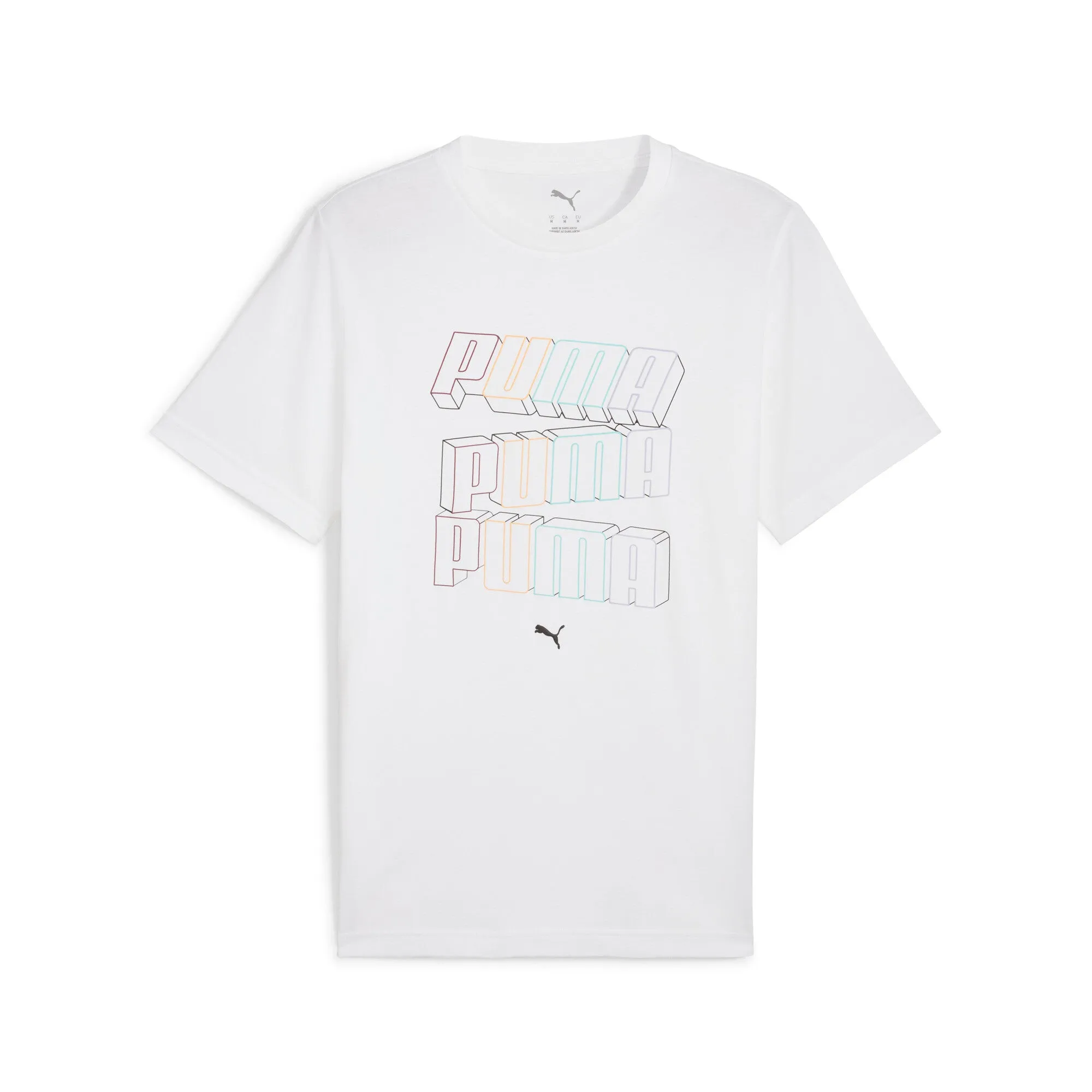 PUMA Men's ESS Stacked Logo Tee