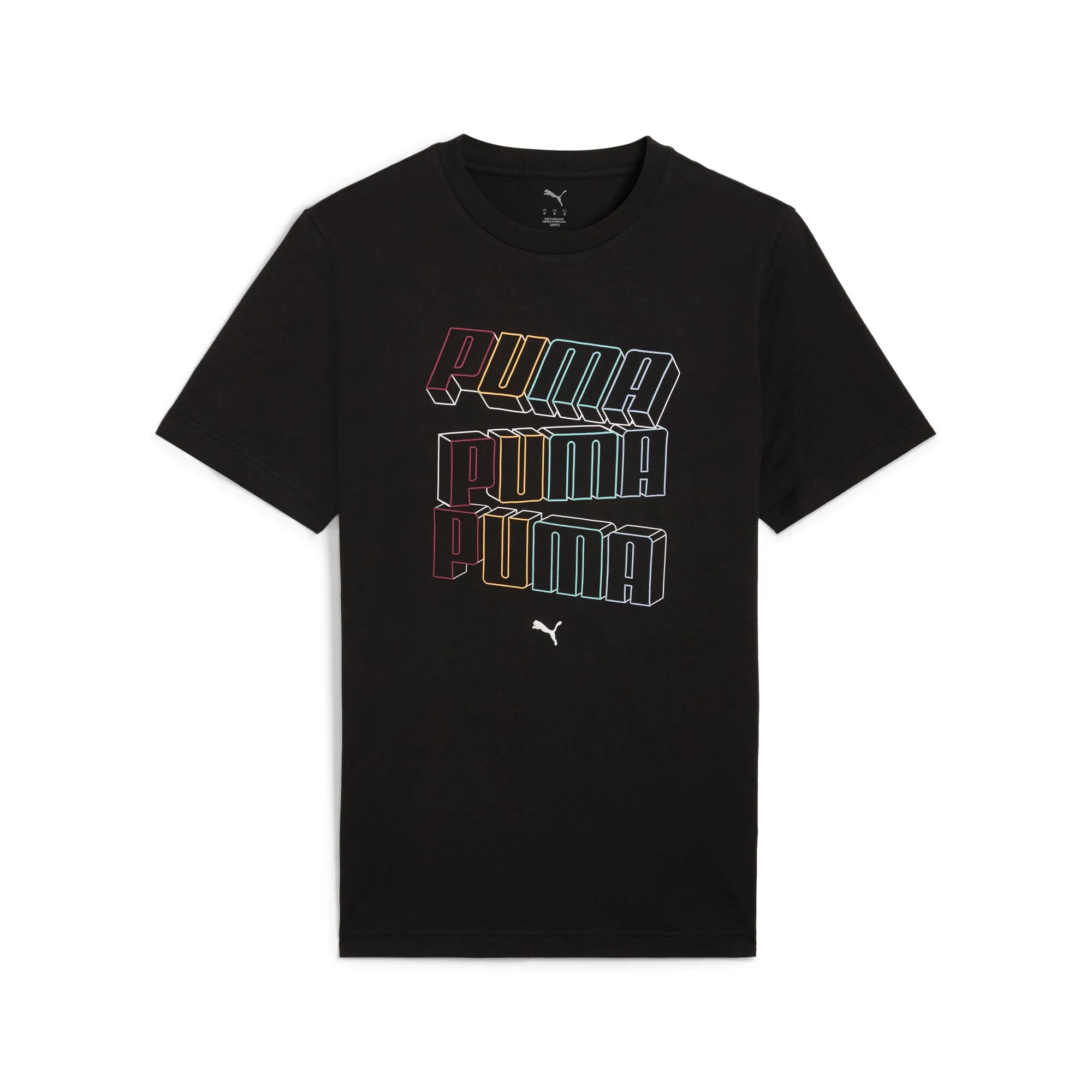 PUMA Men's ESS Stacked Logo Tee