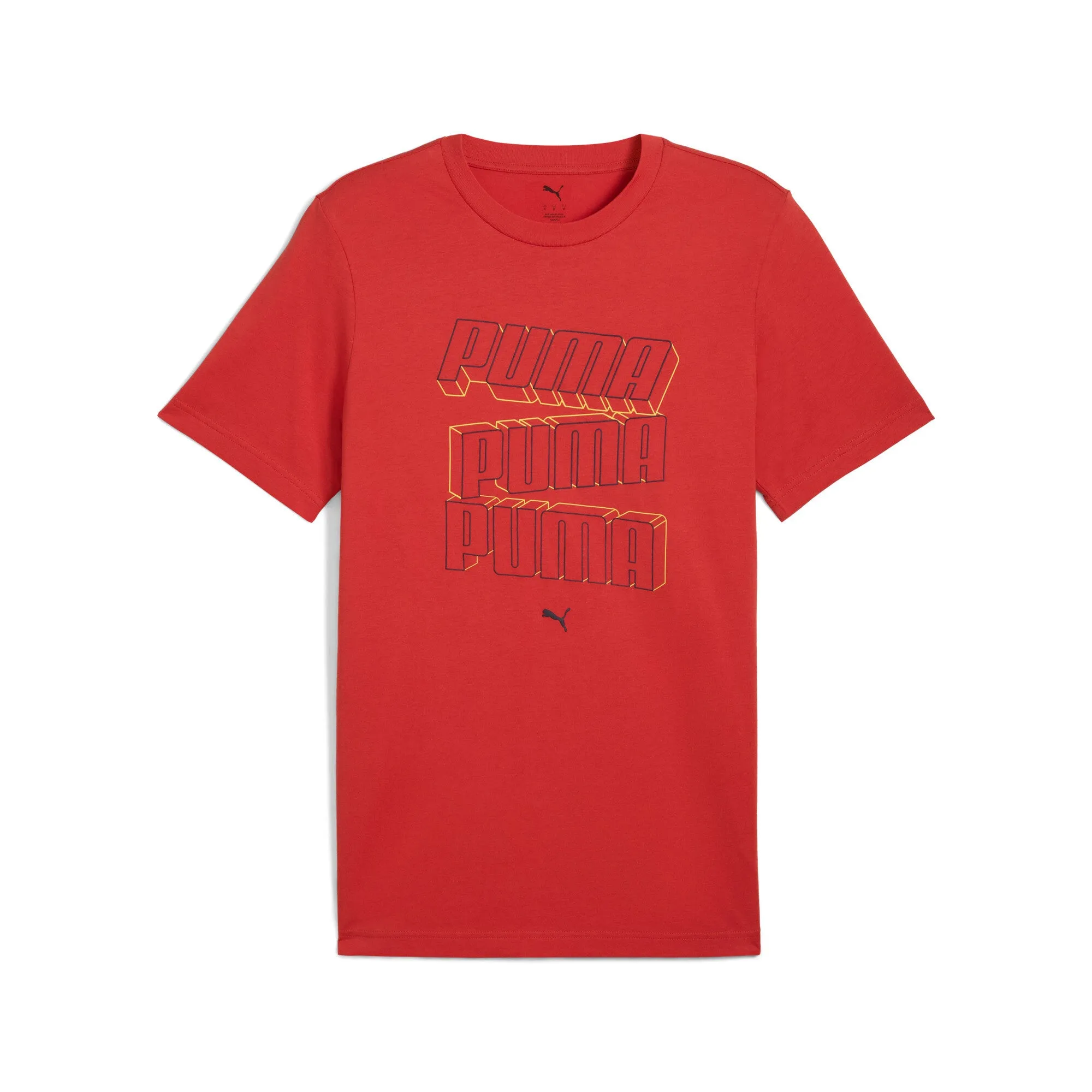 PUMA Men's ESS Stacked Logo Tee