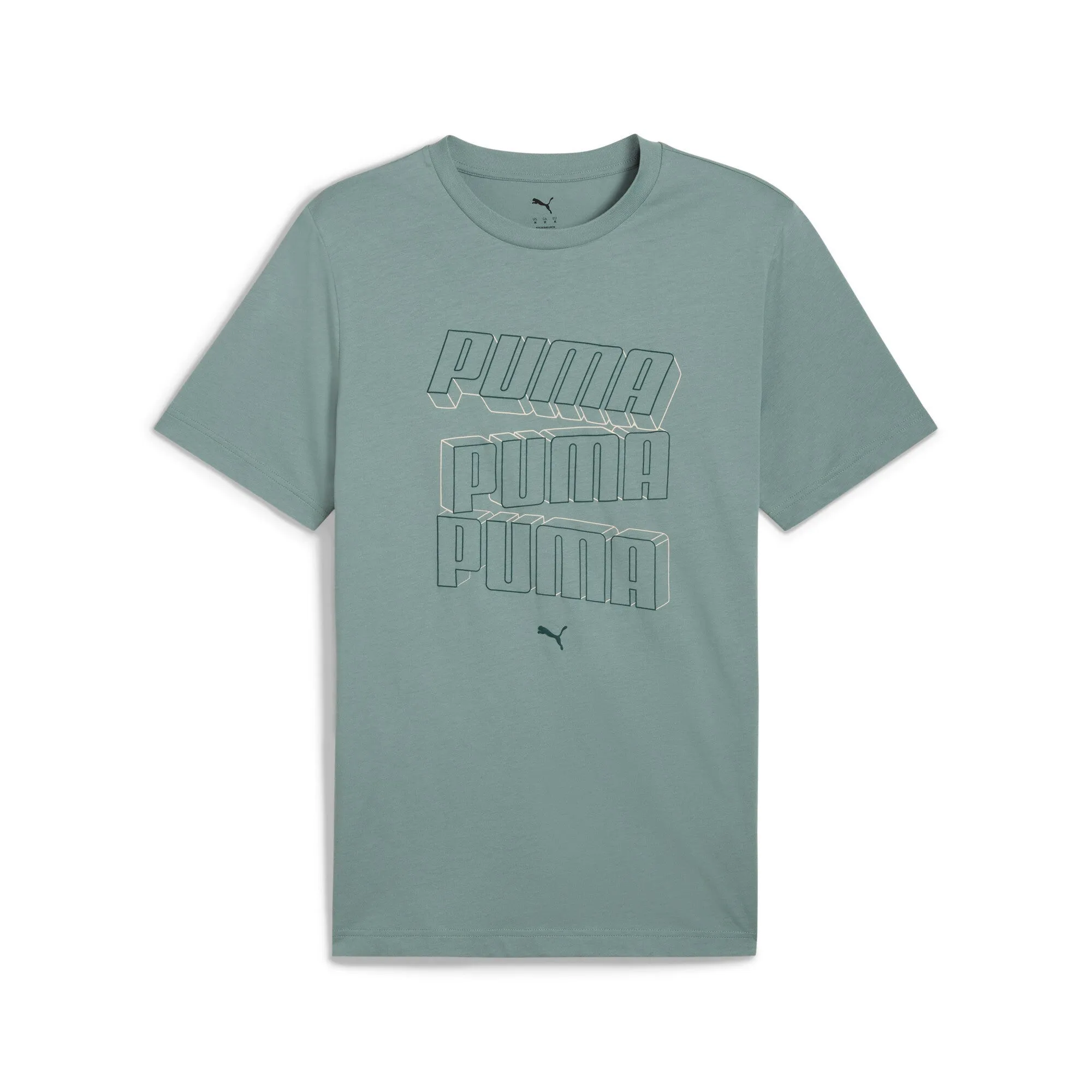 PUMA Men's ESS Stacked Logo Tee