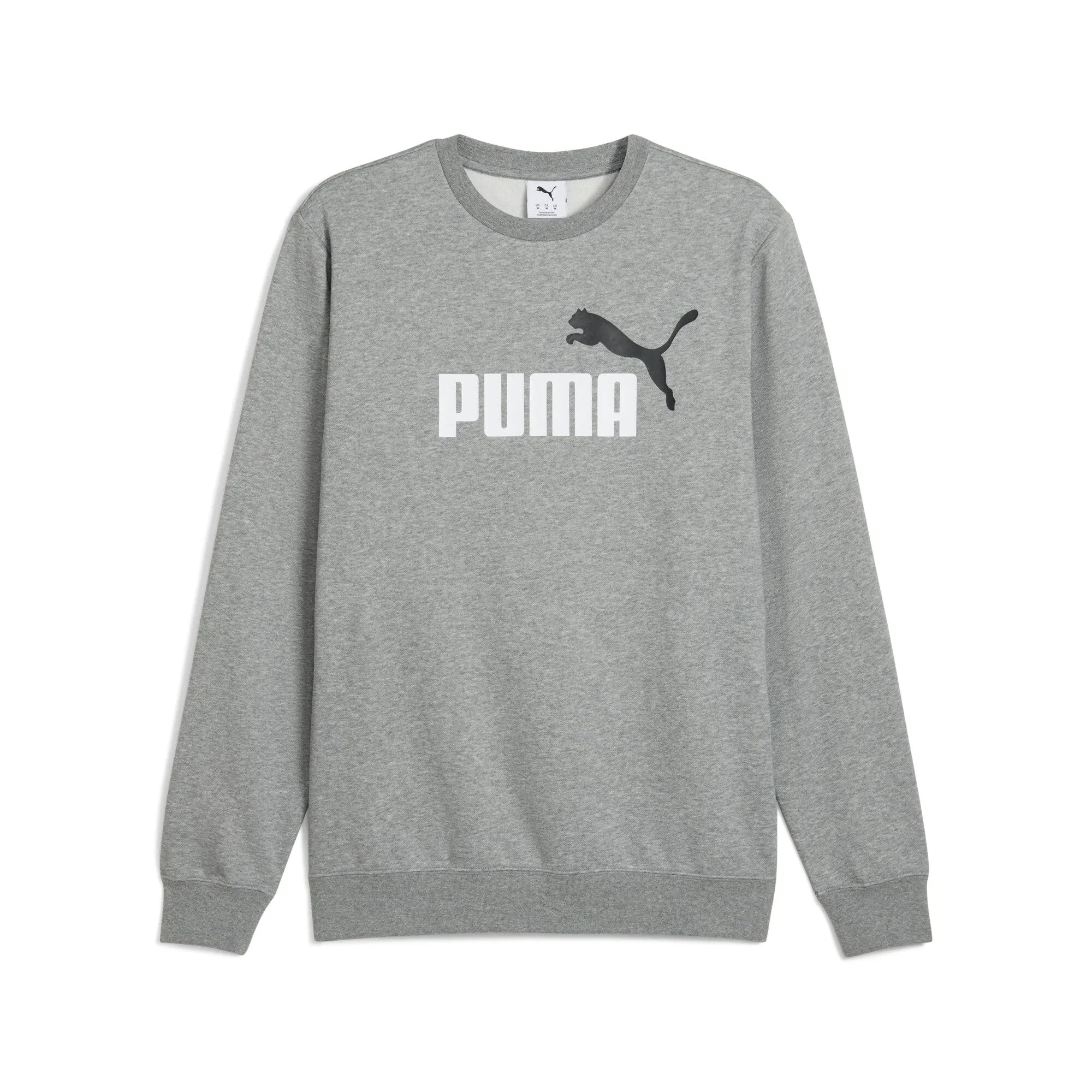 PUMA Men's Essentials 2 Colour No. 1 Logo Crew Neck Fleece Sweater Men