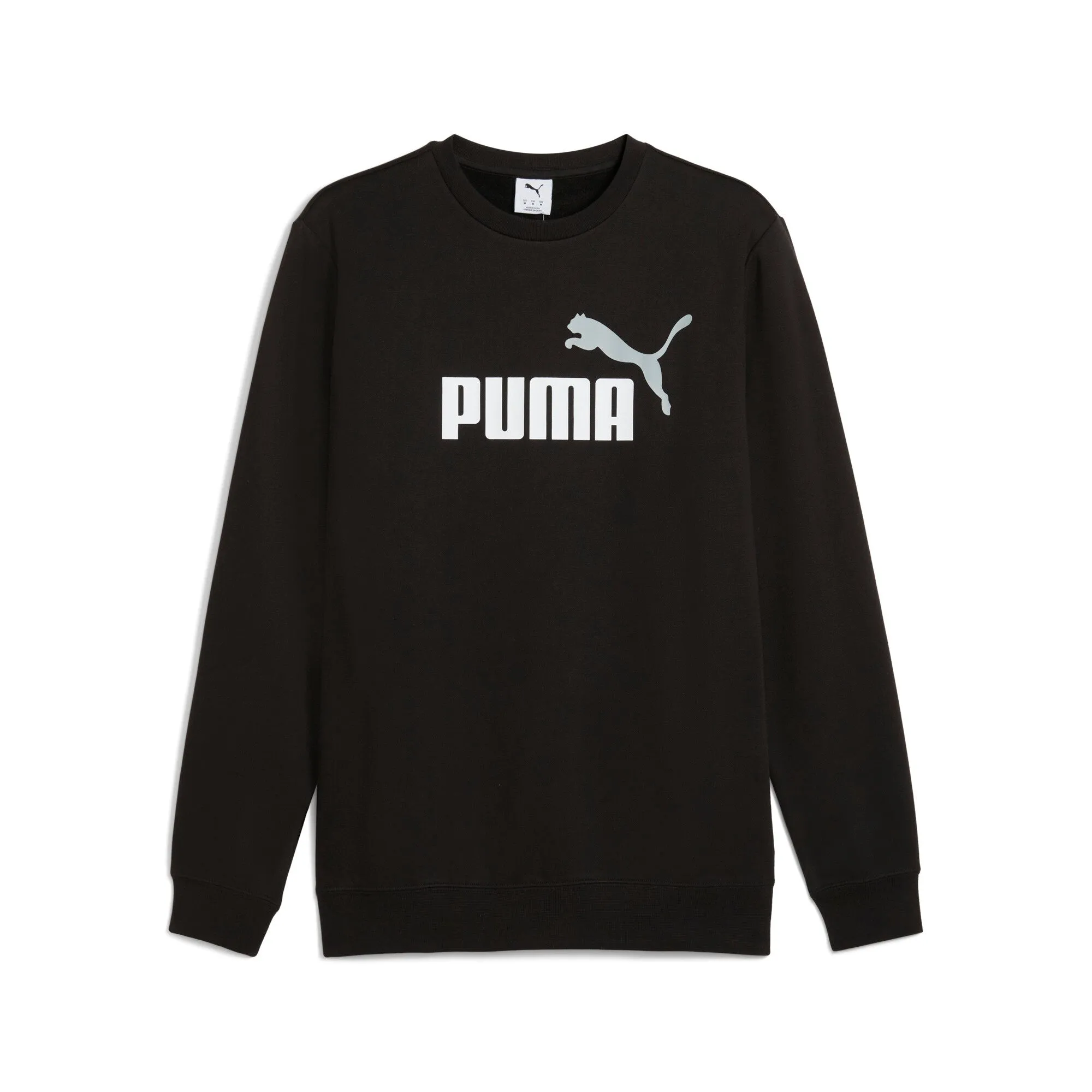 PUMA Men's Essentials 2 Colour No. 1 Logo Crew Neck Fleece Sweater Men