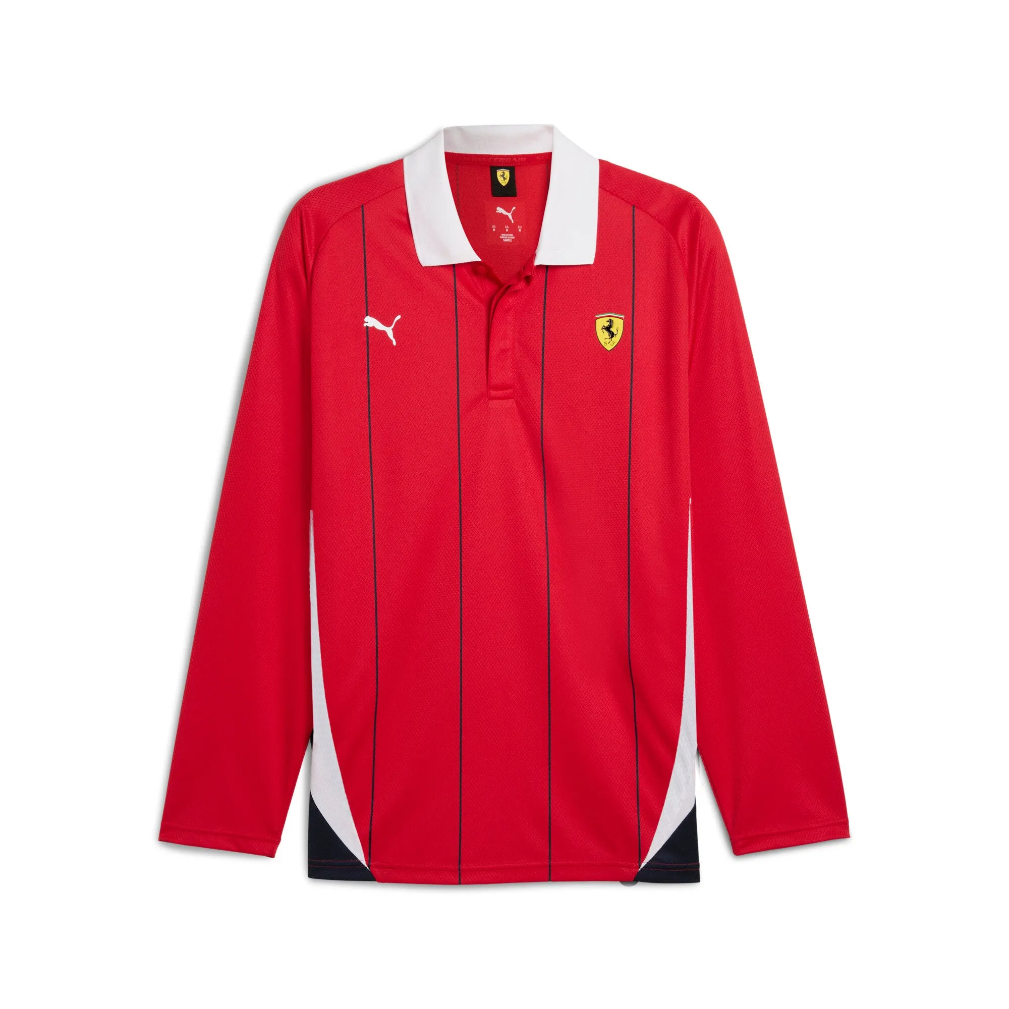 PUMA Men's Scuderia Ferrari Race Long Sleeve Polo