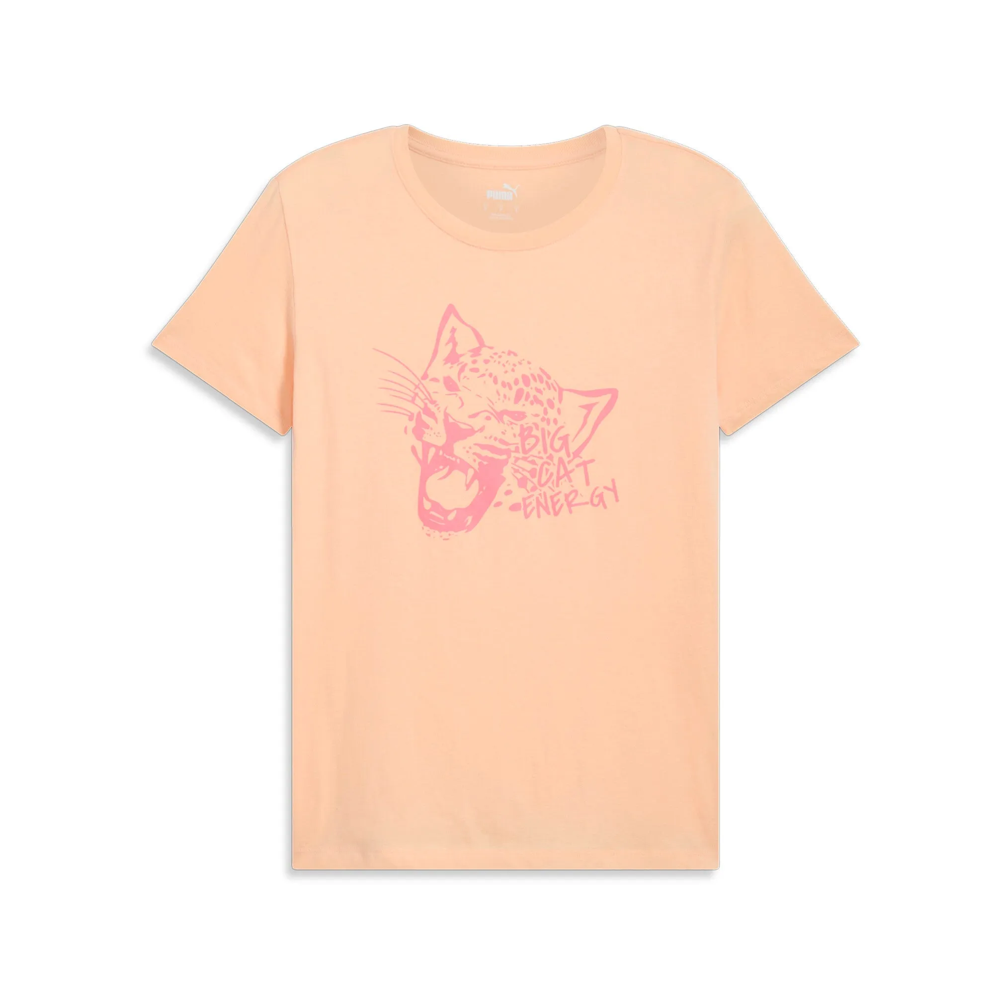 PUMA Women's Big Cat Energy Tee Activewear Womens - sports bras best price