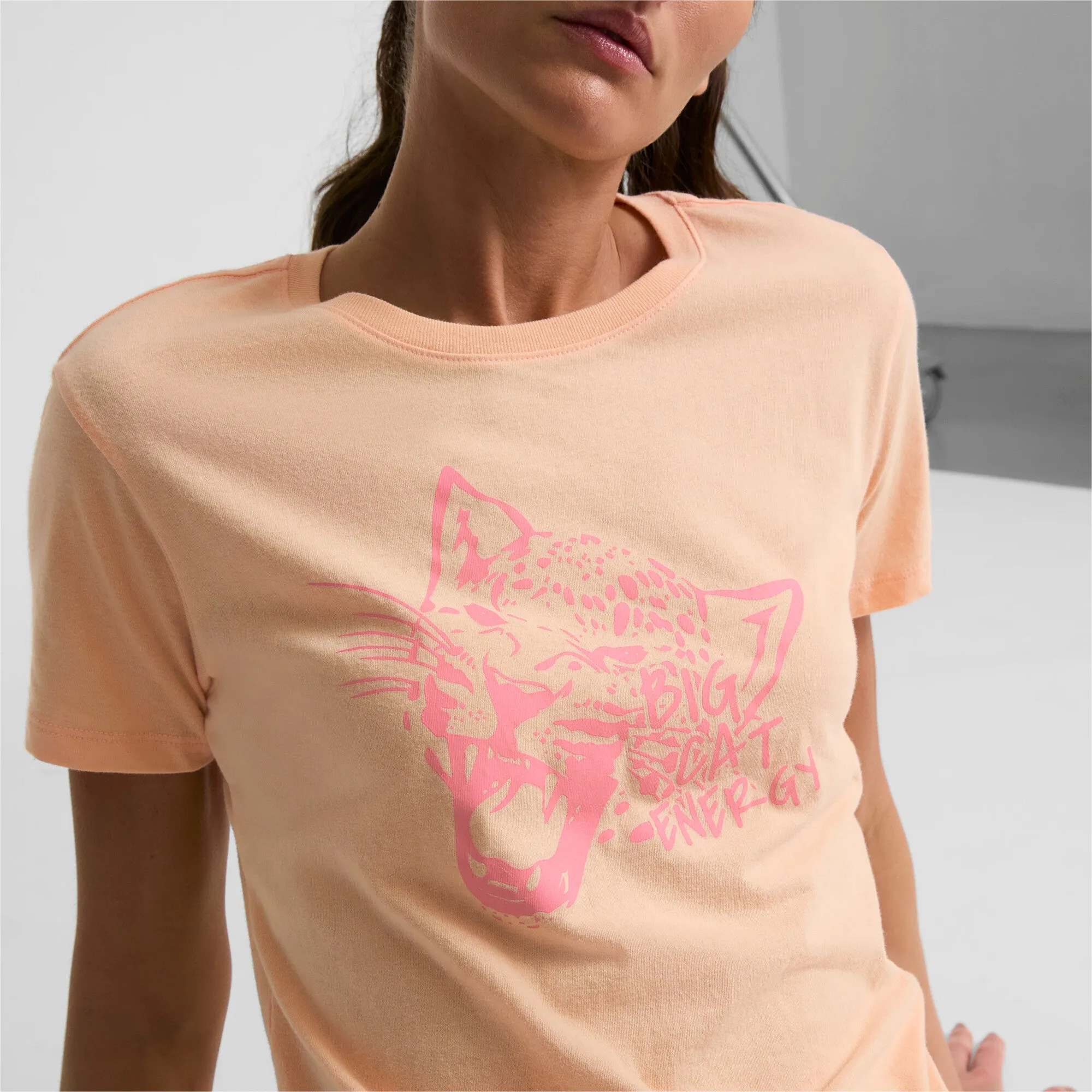 PUMA Women's Big Cat Energy Tee