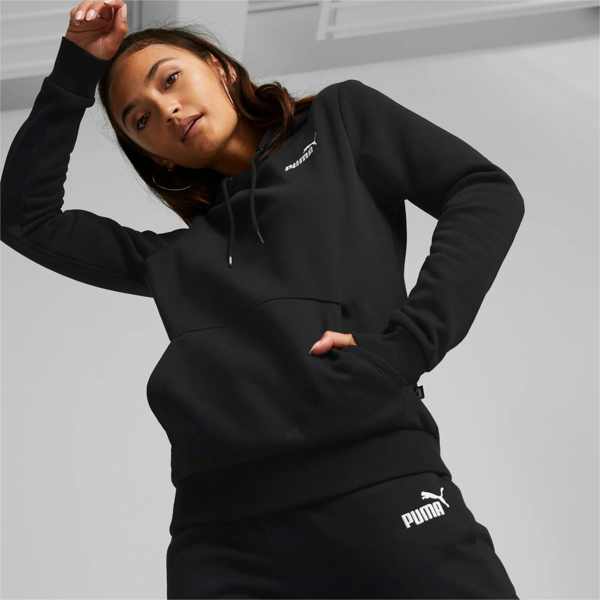 PUMA Women's Essentials  Embroidery Hoodie