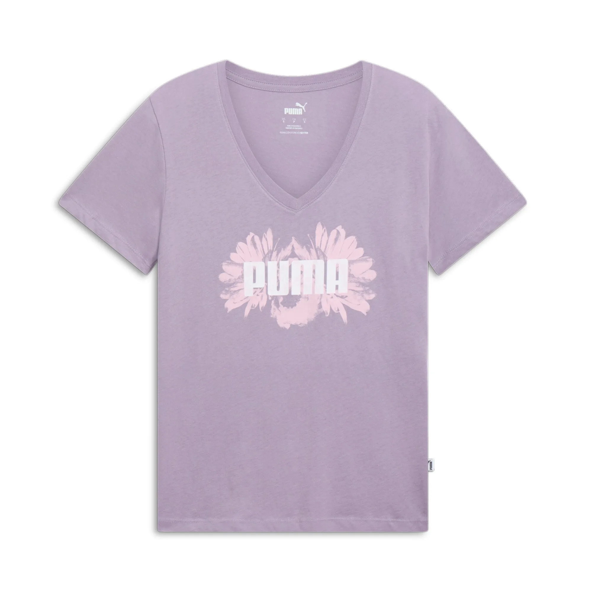 PUMA Women's In Full Bloom Tee Activewear Womens - cheap workout clothes for women