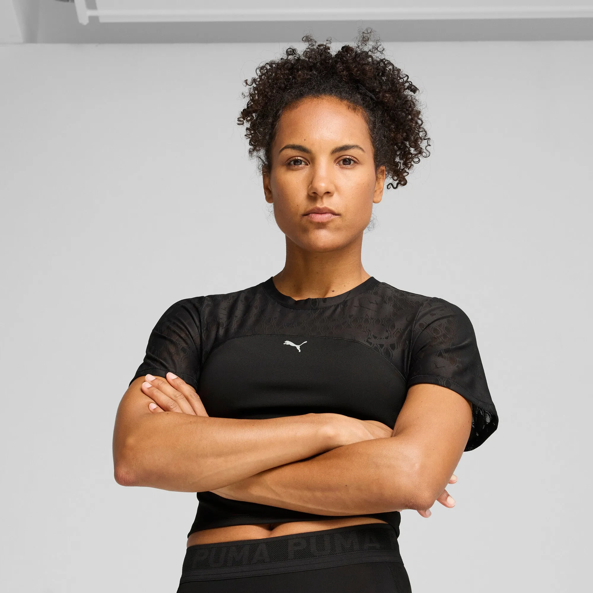 PUMA Women's LACE Crop Top
