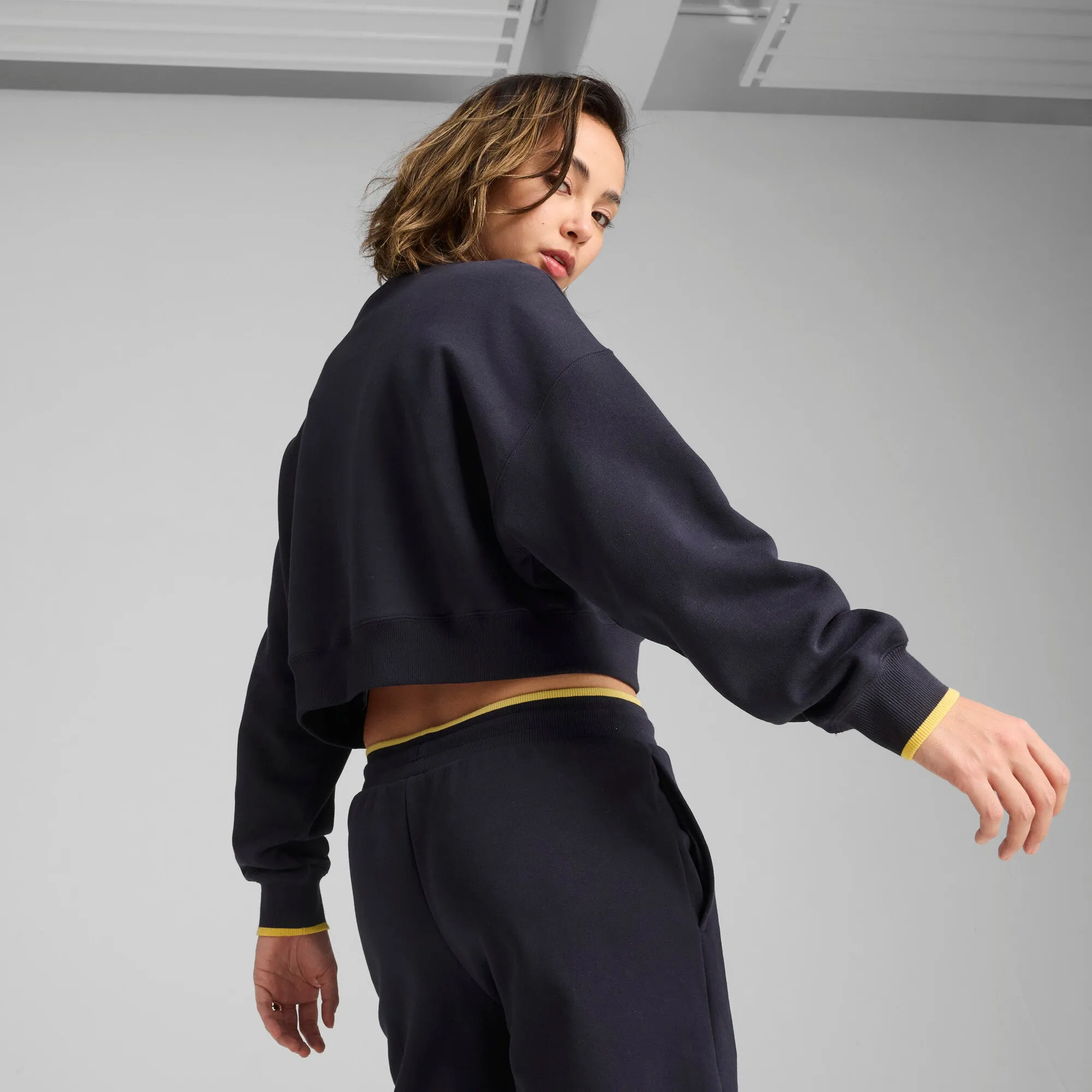 PUMA Women's ROAD TO UNITY Oversized Crew Sweatshirt