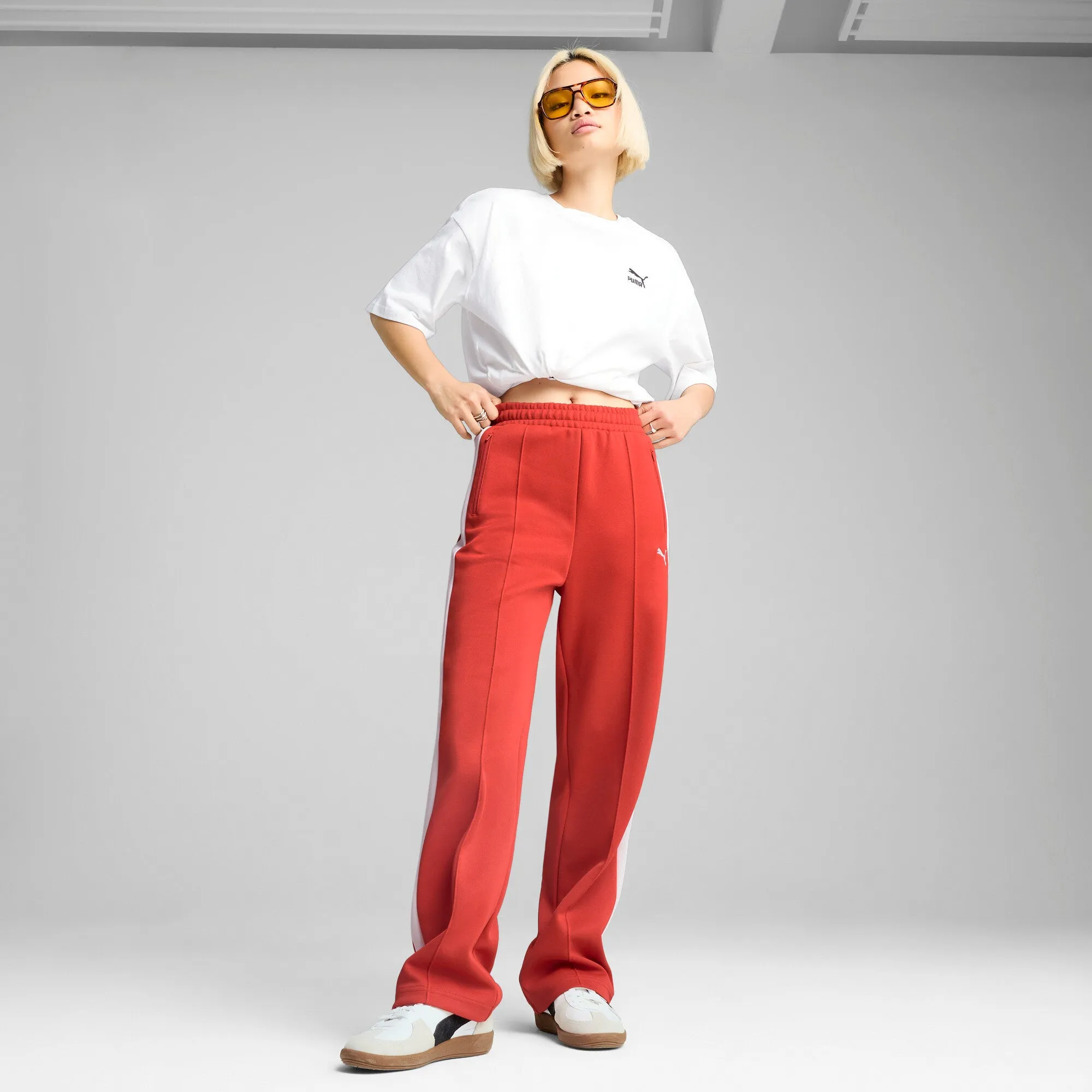 PUMA Women's T7 ALWAYS ON Straight Track Pants Women
