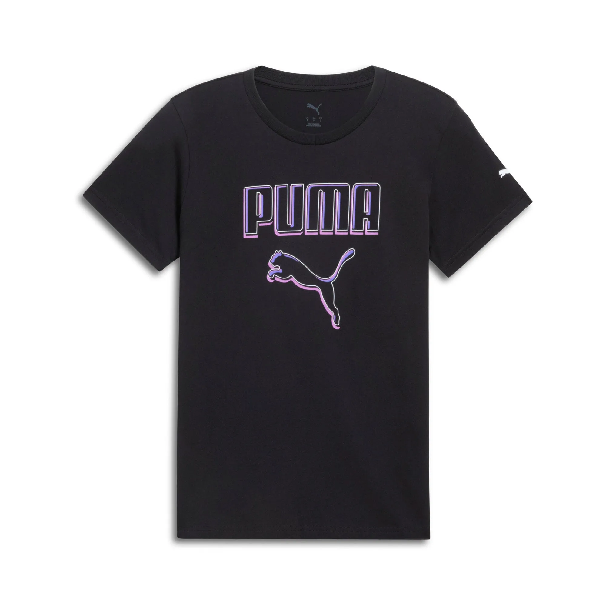 PUMA Women's Vivd Logo Tee Activewear Womens - cheap workout clothes for women