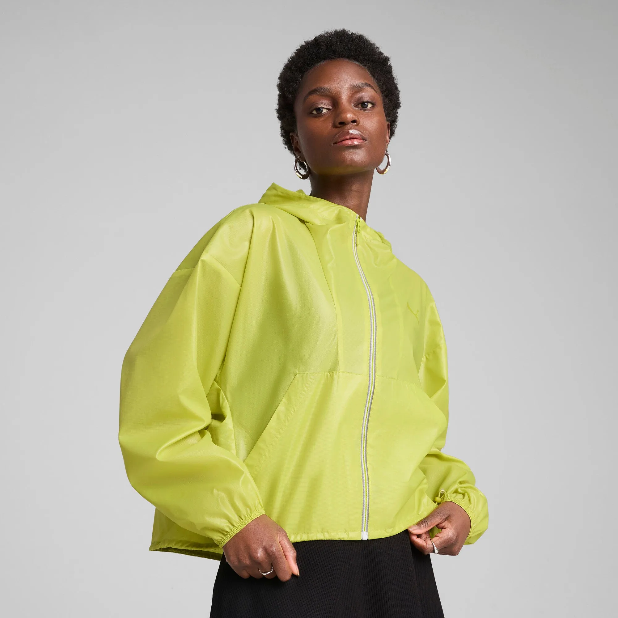 PUMA Women's Wardrobe Essentials Oversized Wind Jacket