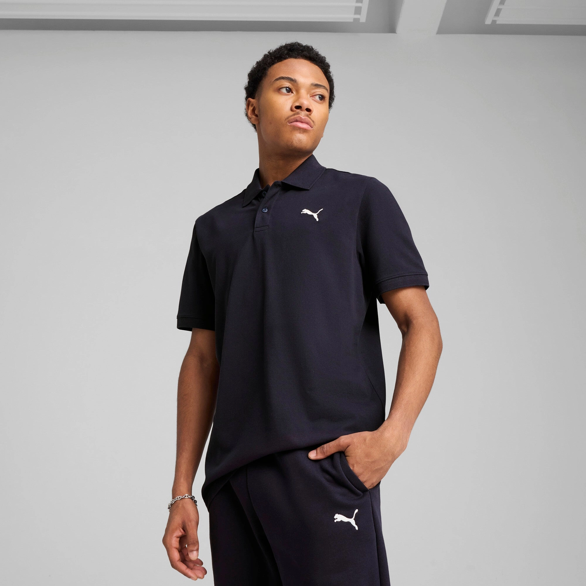 PUMA Men's Essentials Pique Polo