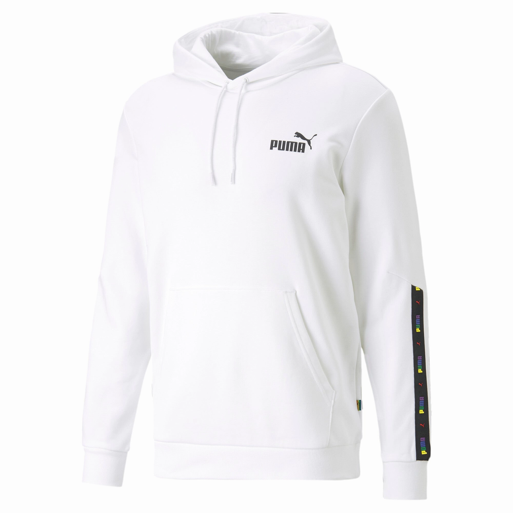 PUMA Men's Essentials Tape Love Is Love Hoodie