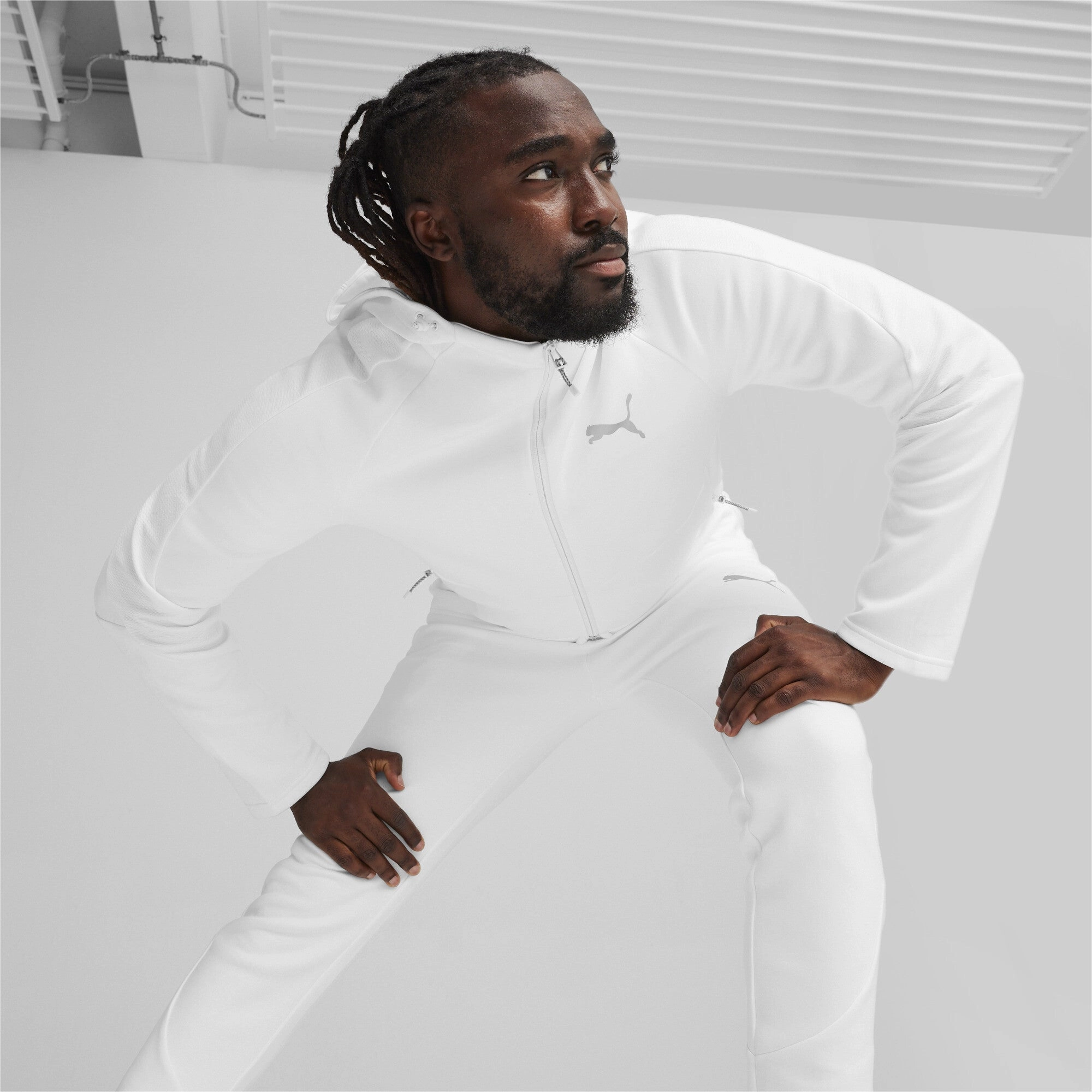 PUMA Men's EVOSTRIPE Full-Zip Hoodie