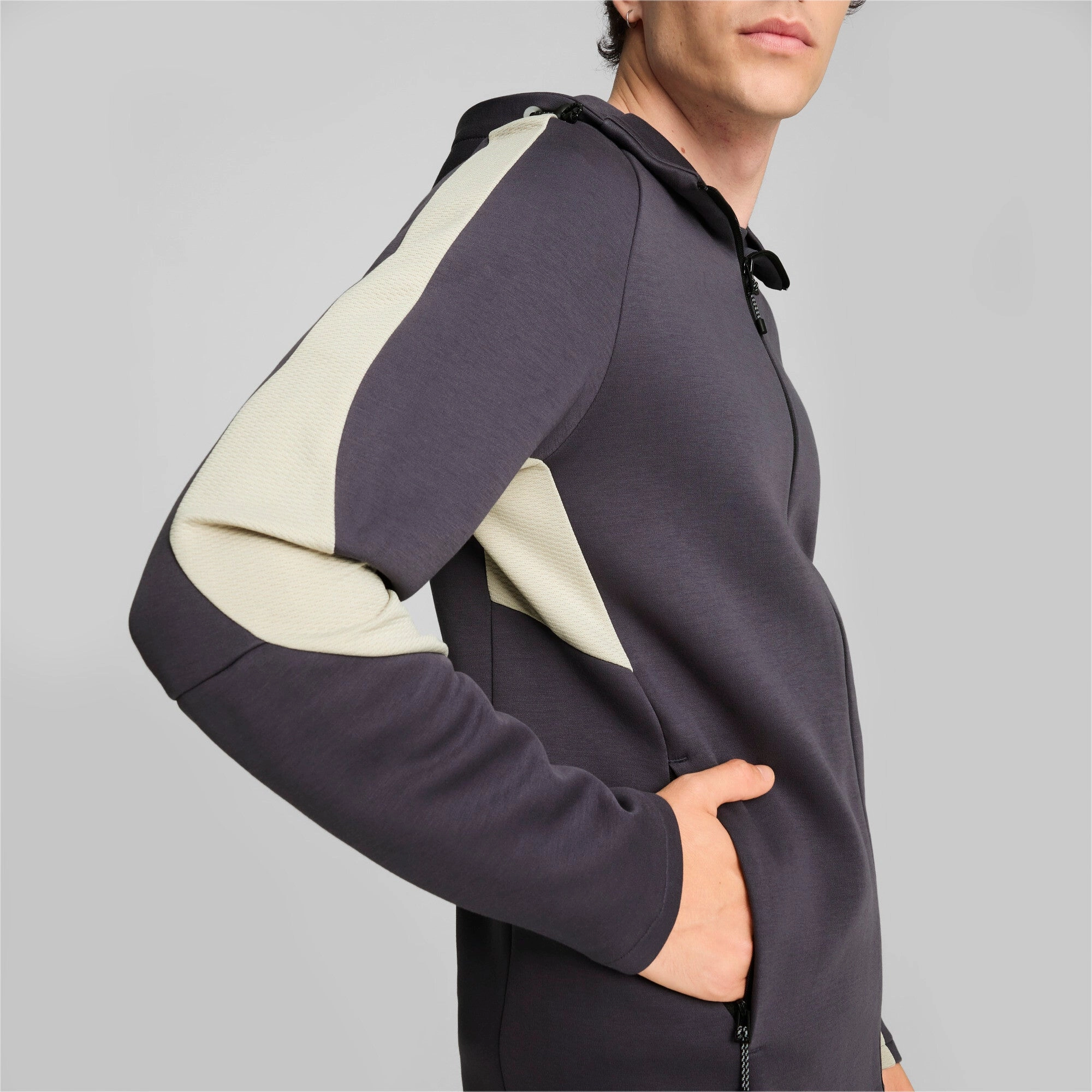 PUMA Men's EVOSTRIPE Full-Zip Hoodie