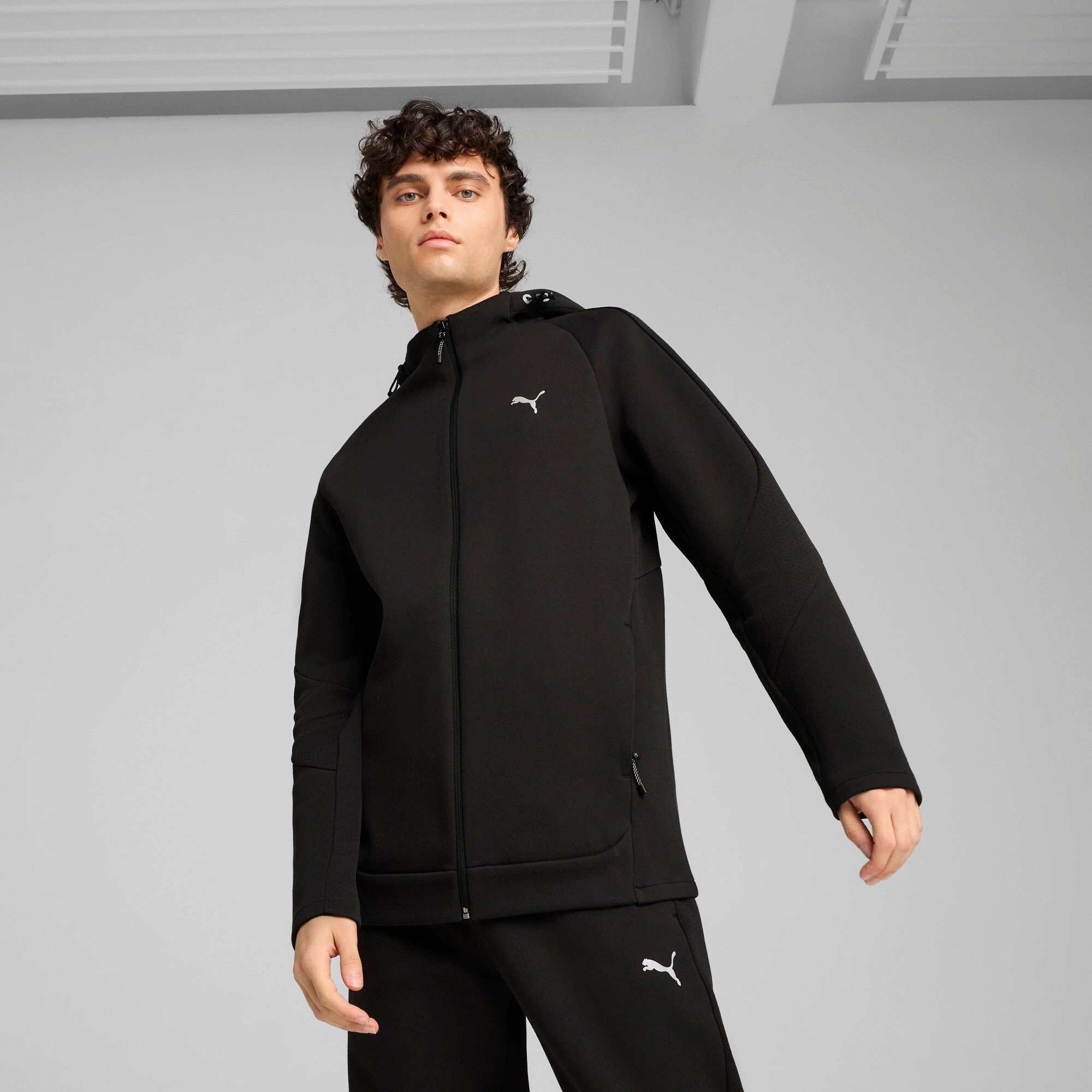 PUMA Men's EVOSTRIPE Full-Zip Hoodie