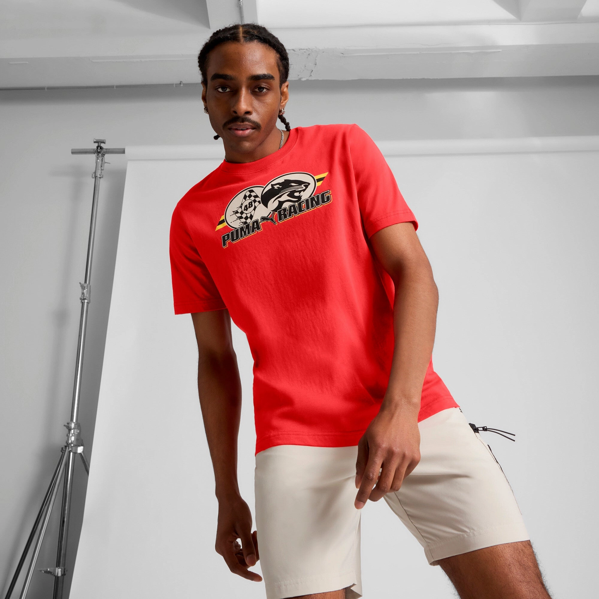 PUMA Men's GRAPHICS Racing Tee