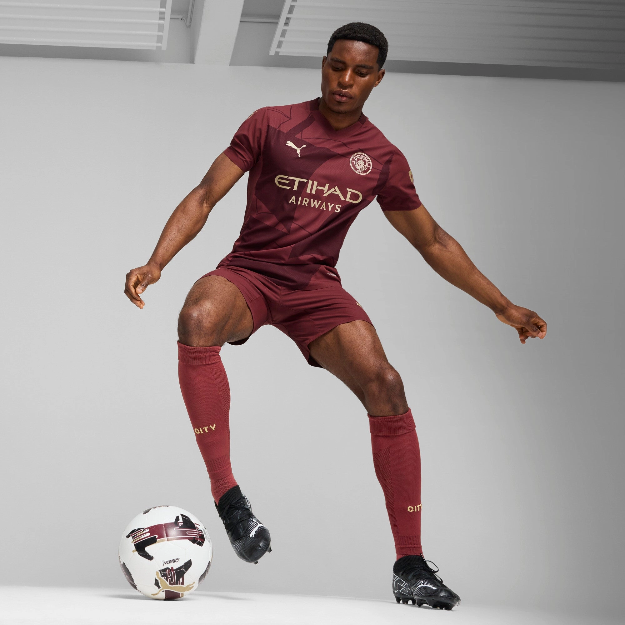 PUMA Men's Manchester City 24/25 Authentic Third Soccer Jersey