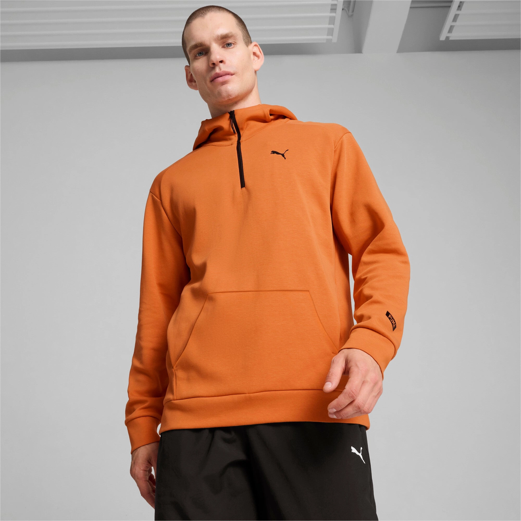 PUMA Men's RAD/CAL Hooded Half-Zip