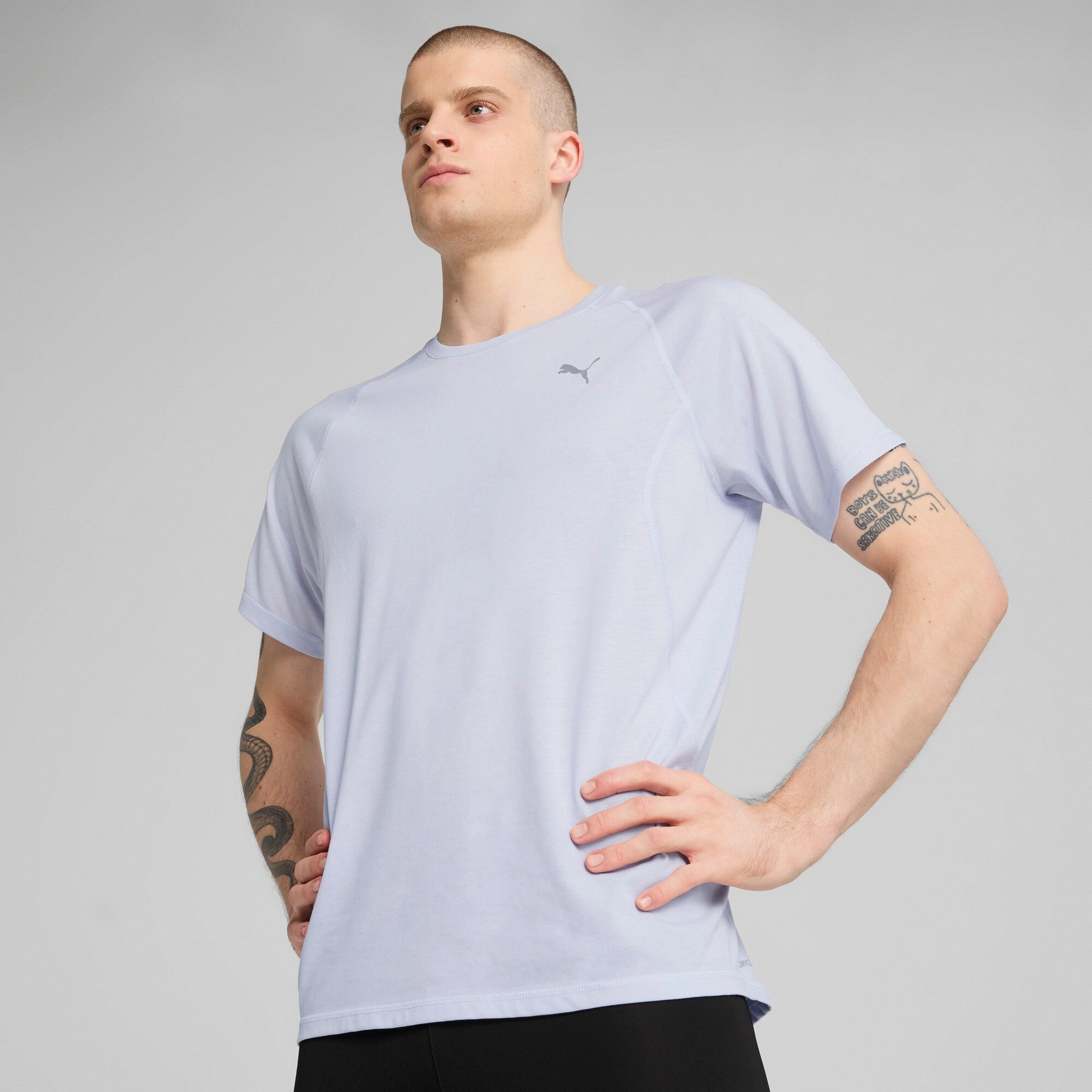 PUMA Men's RUN VELOCITY Tri-Blend Running Tee