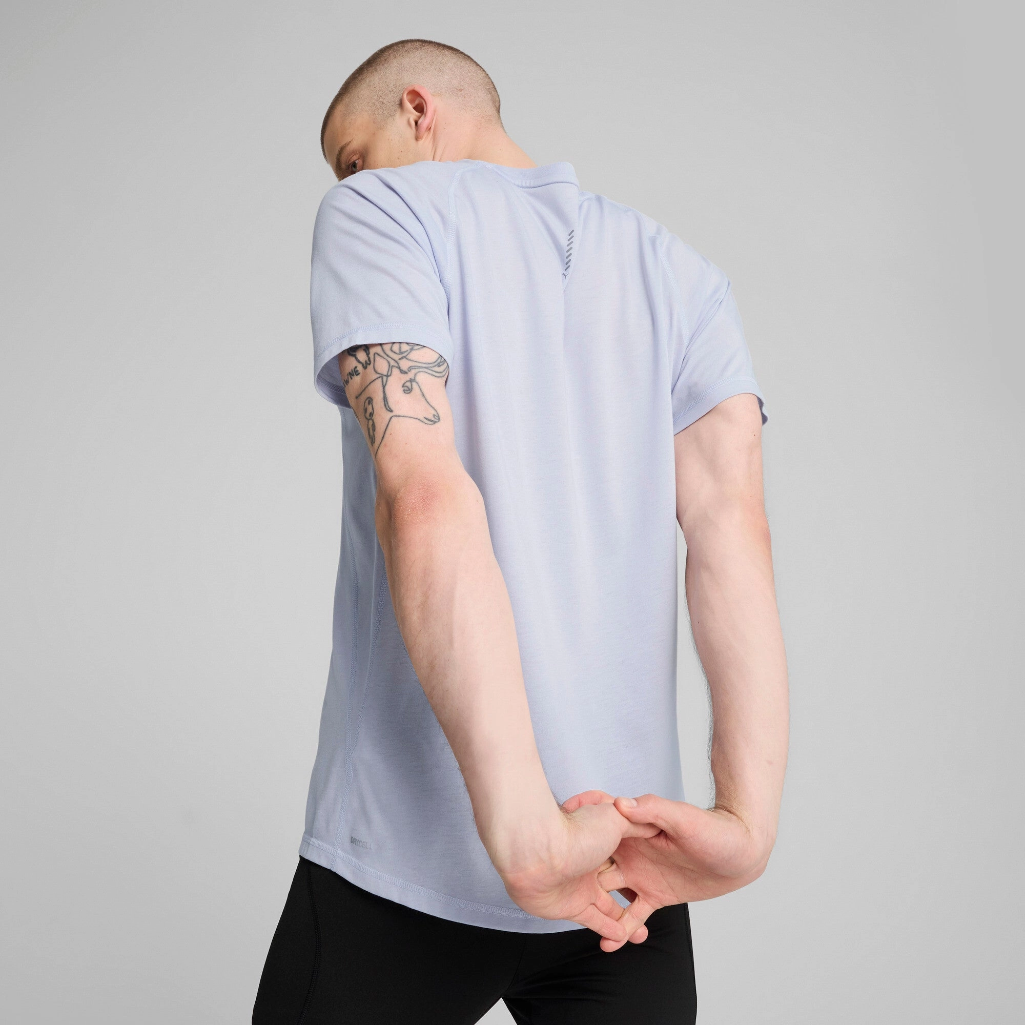 PUMA Men's RUN VELOCITY Tri-Blend Running Tee