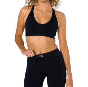 Racey Lux Sports Bra In Black Activewear Womens - yoga pants clearance