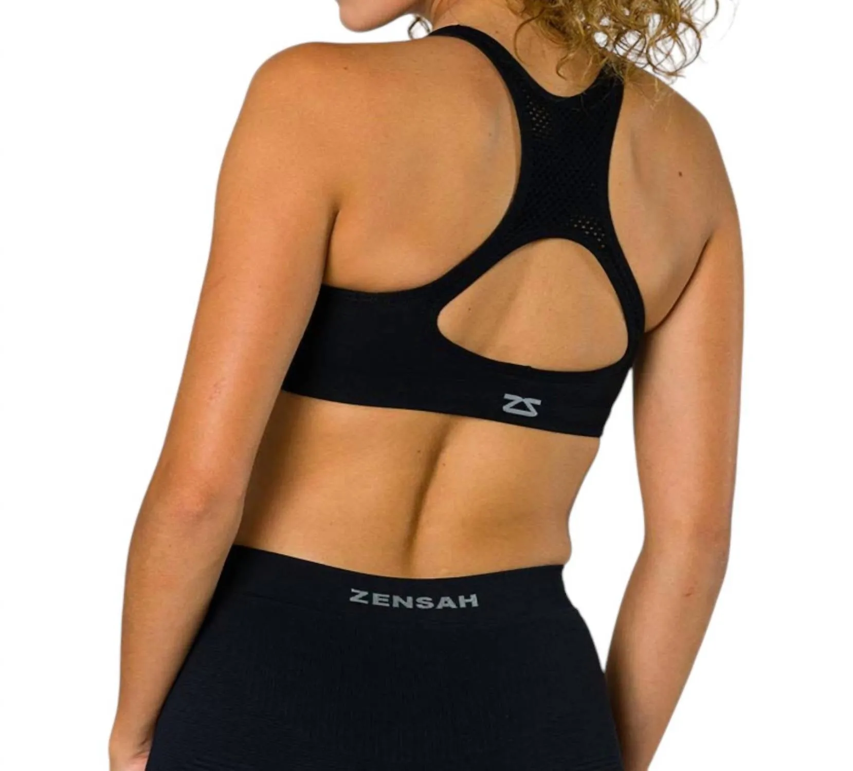 Racey Lux Sports Bra In Black