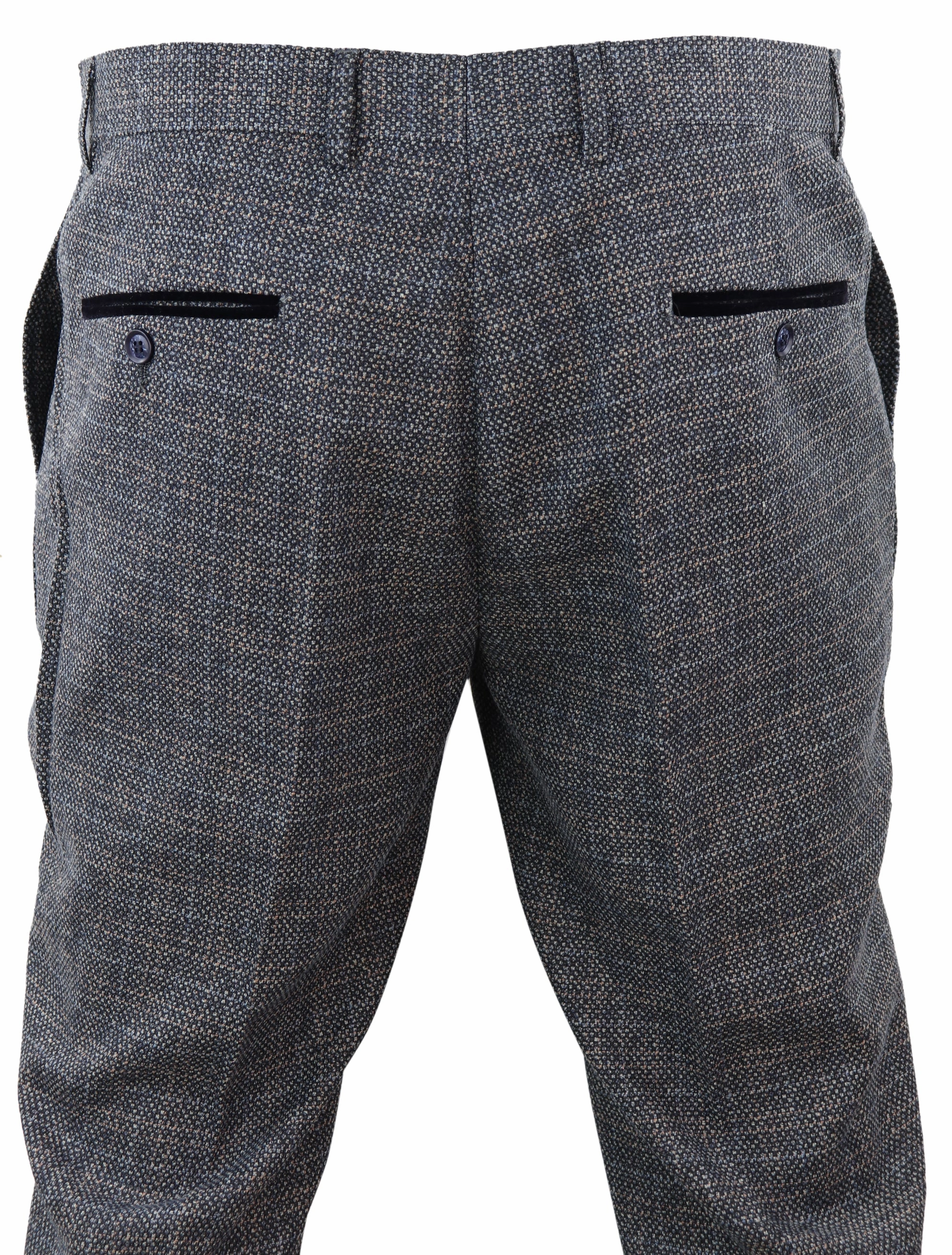 Ralph Tweed Check Vintage Formal Trousers