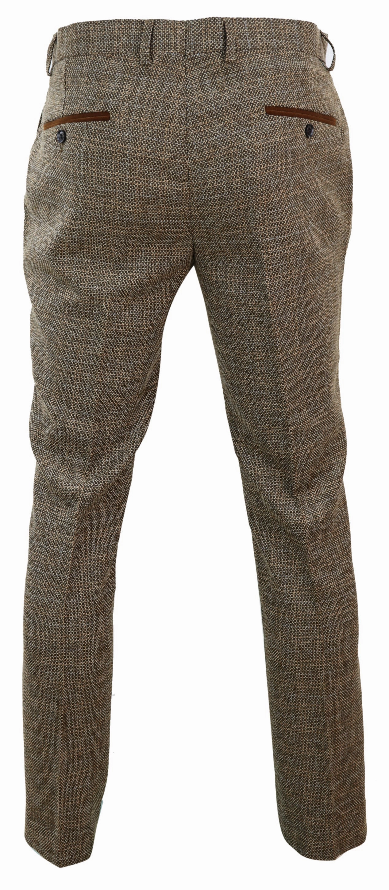 Ralph Tweed Check Vintage Trousers
