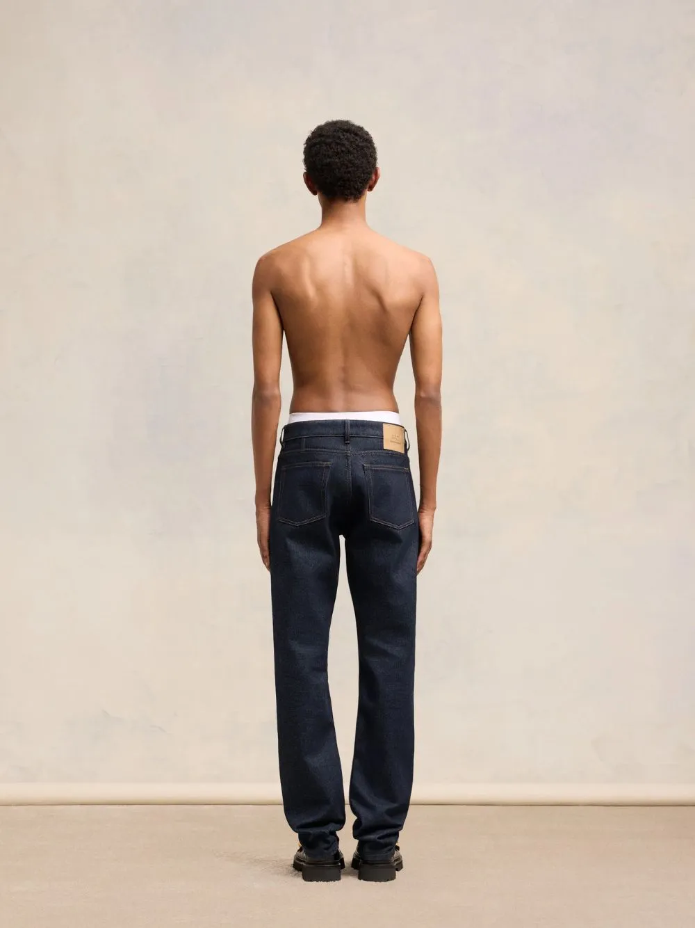Raw Indigo Classic Fit Jeans