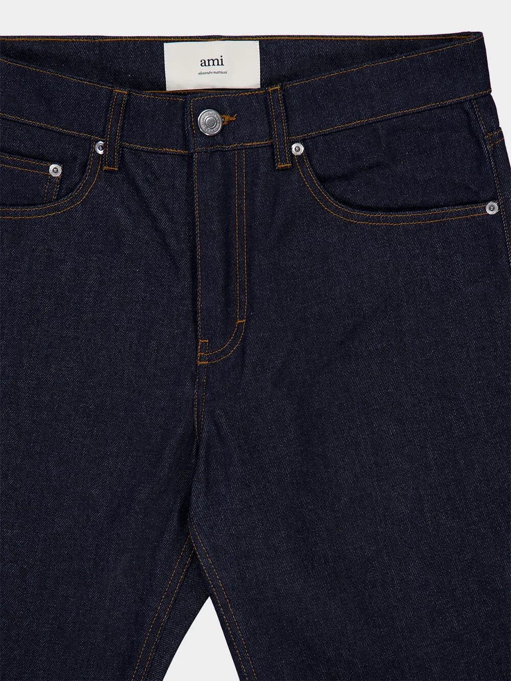 Raw Indigo Classic Fit Jeans