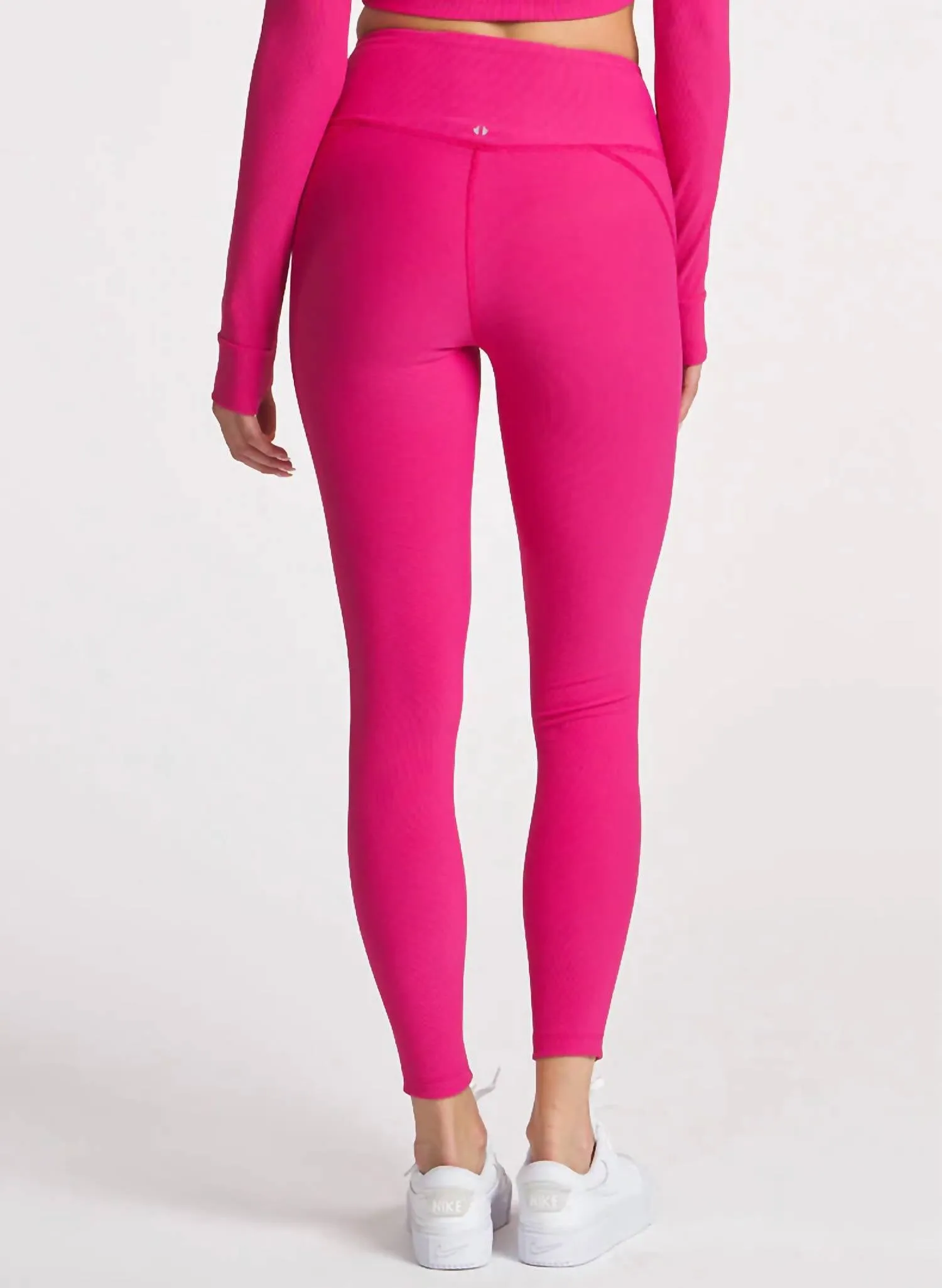 Refine Angled Waistband 7/8 Legging In Dragonfruit