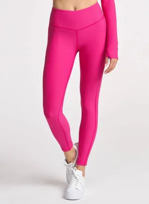 Refine Angled Waistband 7/8 Legging In Dragonfruit Activewear Womens - gym outfits discount