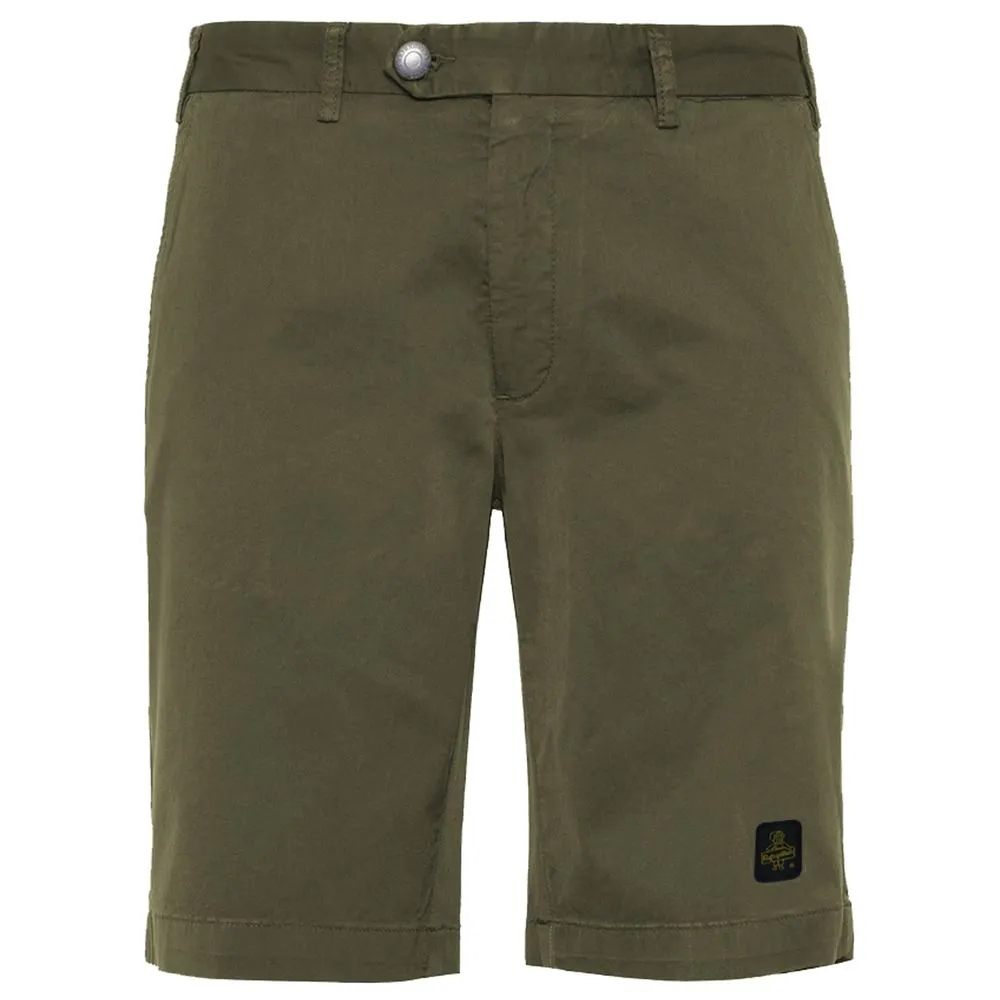 Refrigiwear Elegant  Bermuda Shorts with Logo Men's Patch