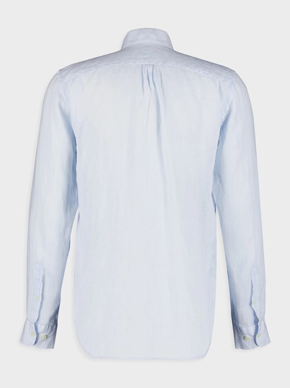 Regular Fit Light Blue Linen Shirt