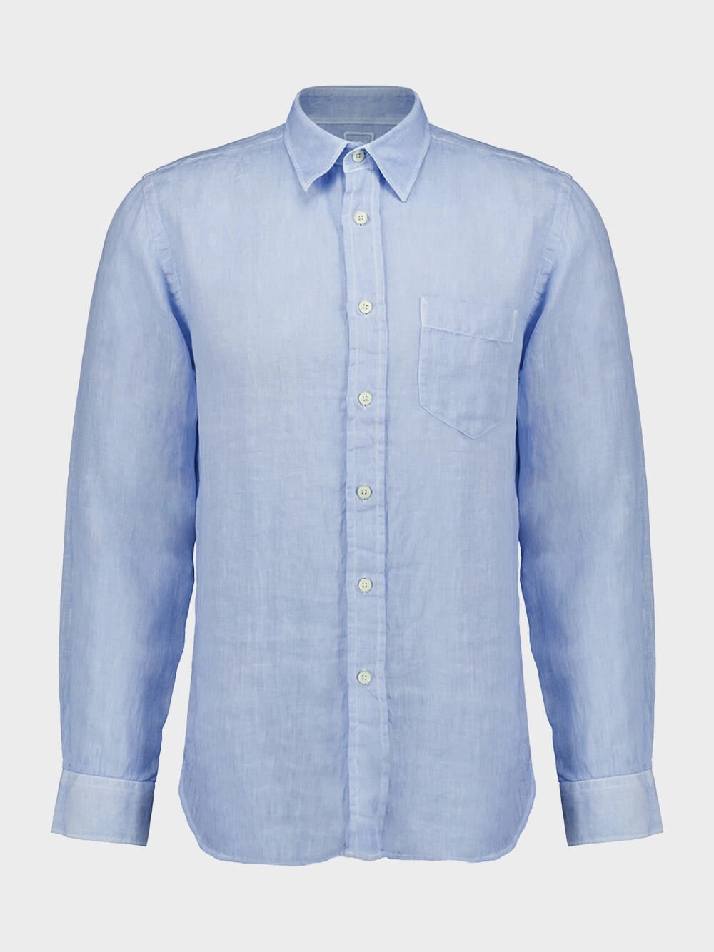 Regular Fit Mermaid Linen Shirt Tops Mens - graphic tees sale