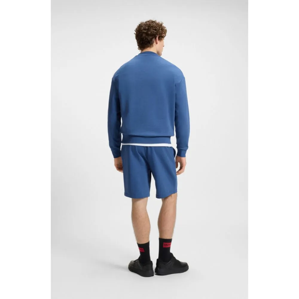 Relaxed-fit sweatshirt in cotton terry with logo print