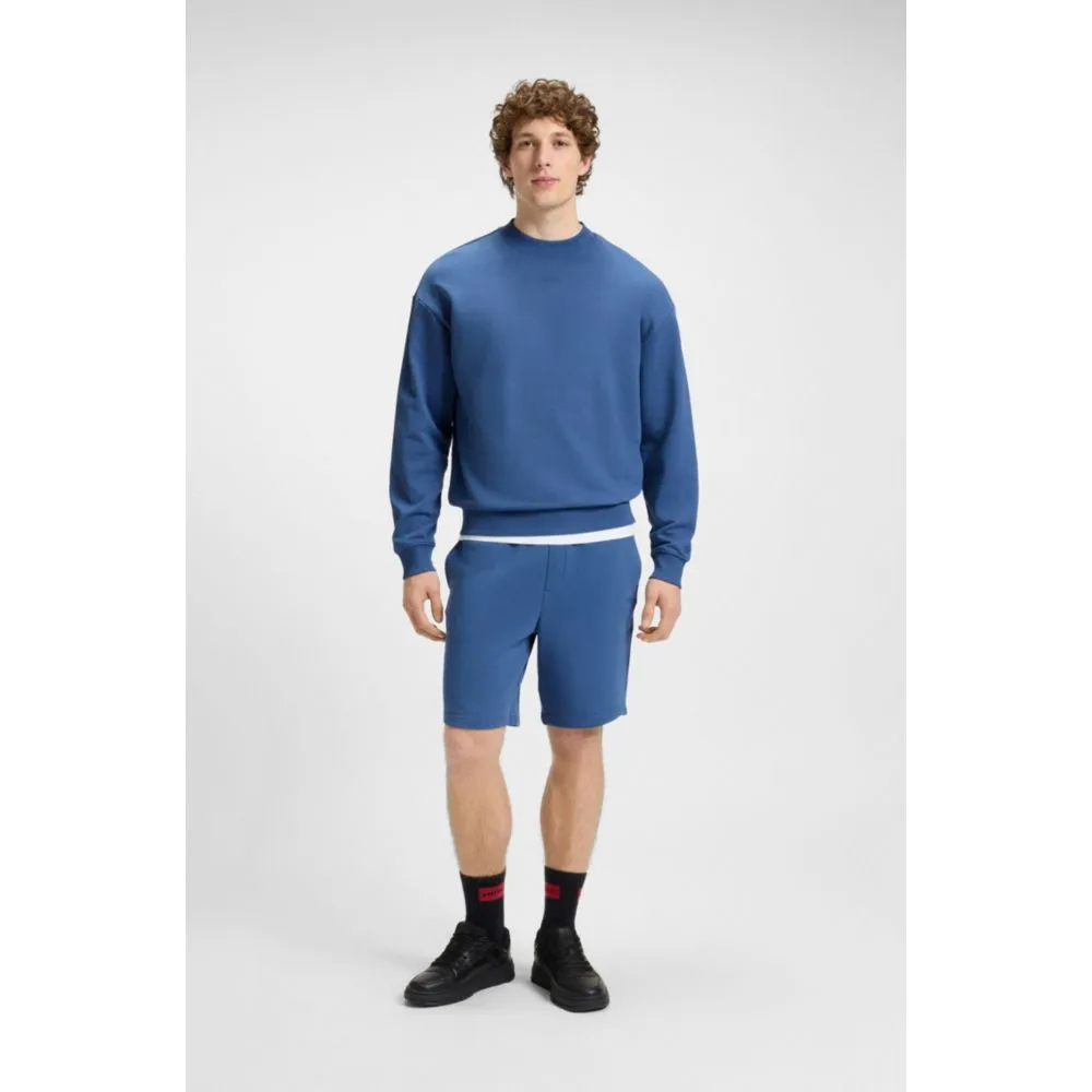 Relaxed-fit sweatshirt in cotton terry with logo print