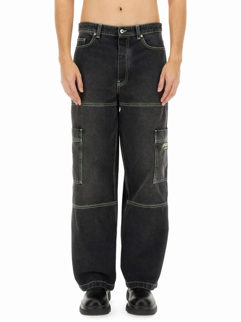 Relaxed Fit Cargo Jeans