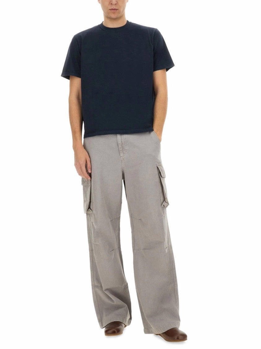 Relaxed Fit Cargo Pants With Wide Legs