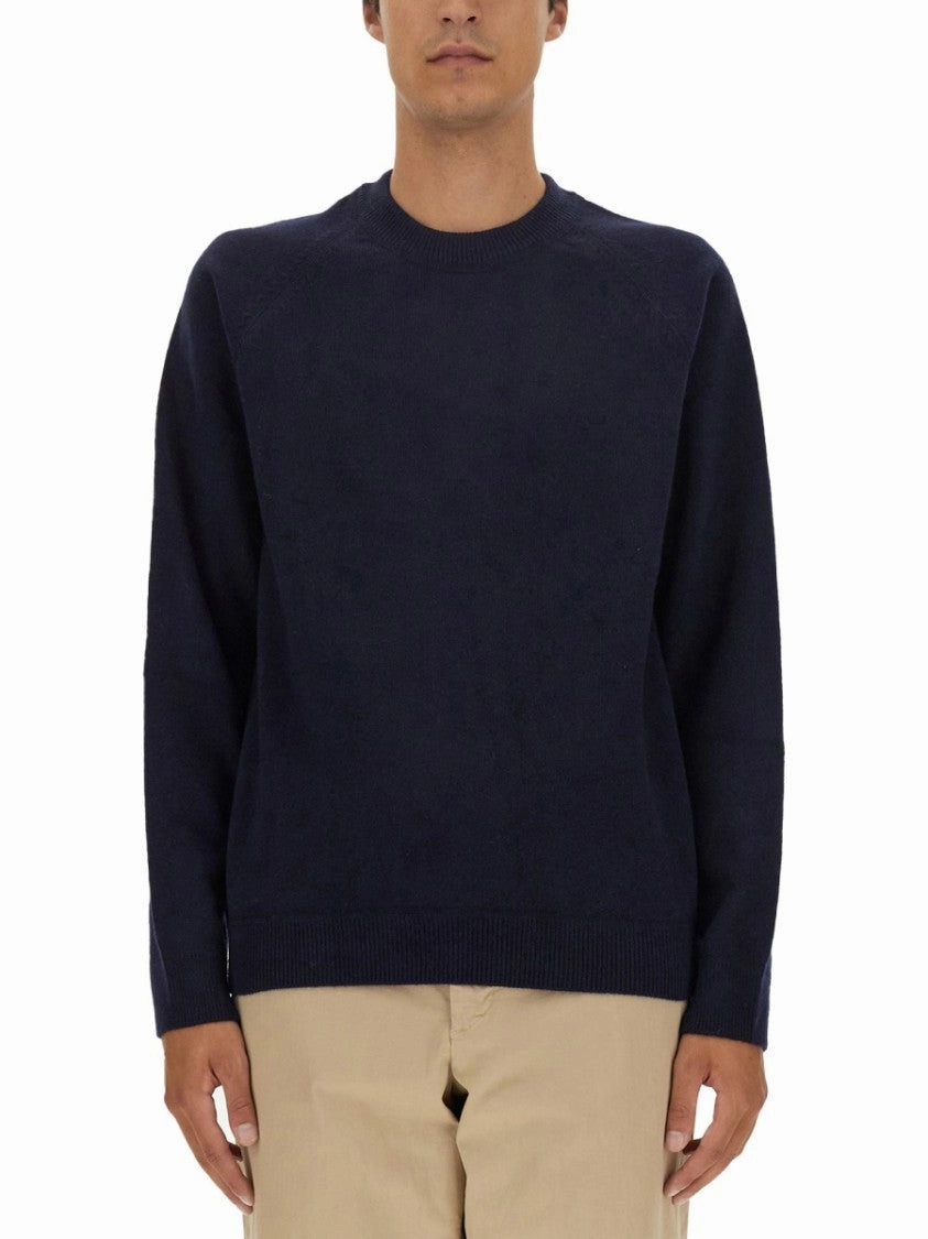 Relaxed Fit Crew Neck Merino Wool Sweater designer sweaters outlet